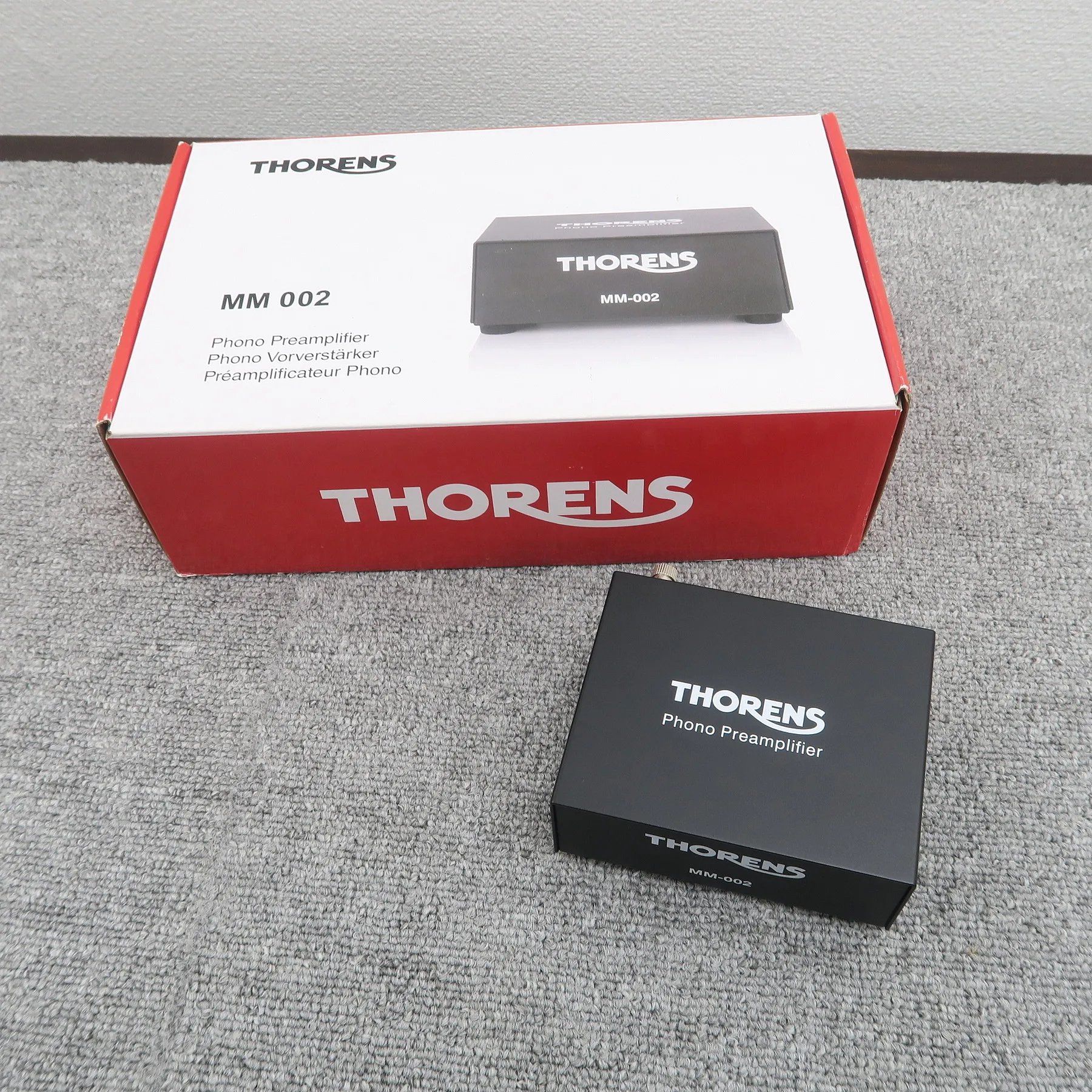 トーレンス THORENS MM-002 フォノイコライザー【元箱】