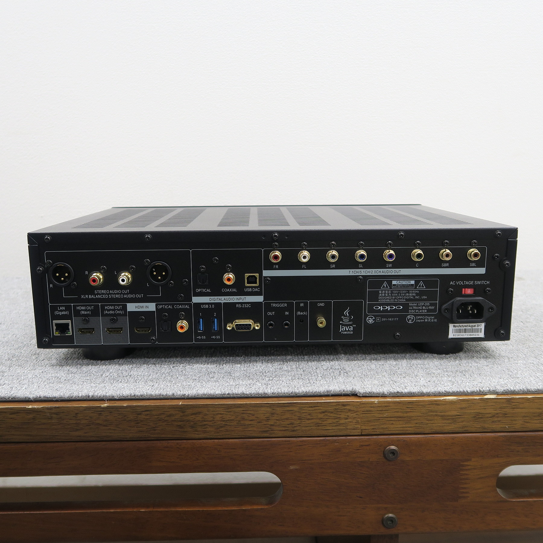 Aランク】オッポ OPPO UDP-205 BDプレーヤー【元箱】@50515