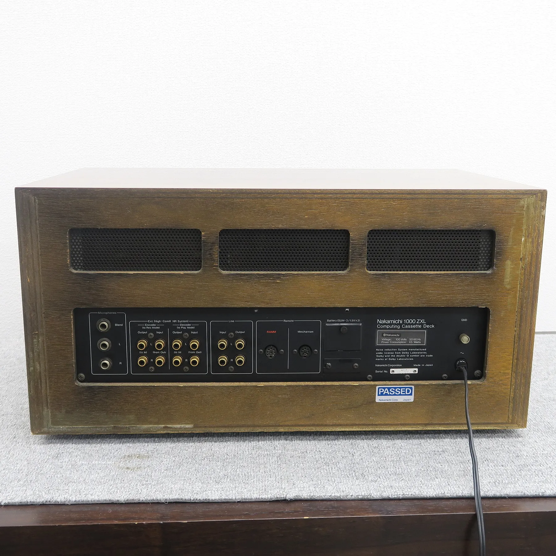 ナカミチ Nakamichi 1000ZXL カセットデッキ【元箱】@50600｜中古