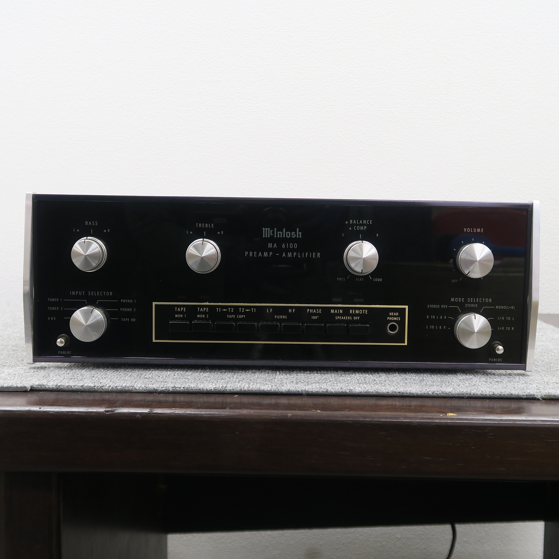 整備品 McIntosh マッキントッシュ MA6100 プリメインアンプ / 1155 - オーディオ