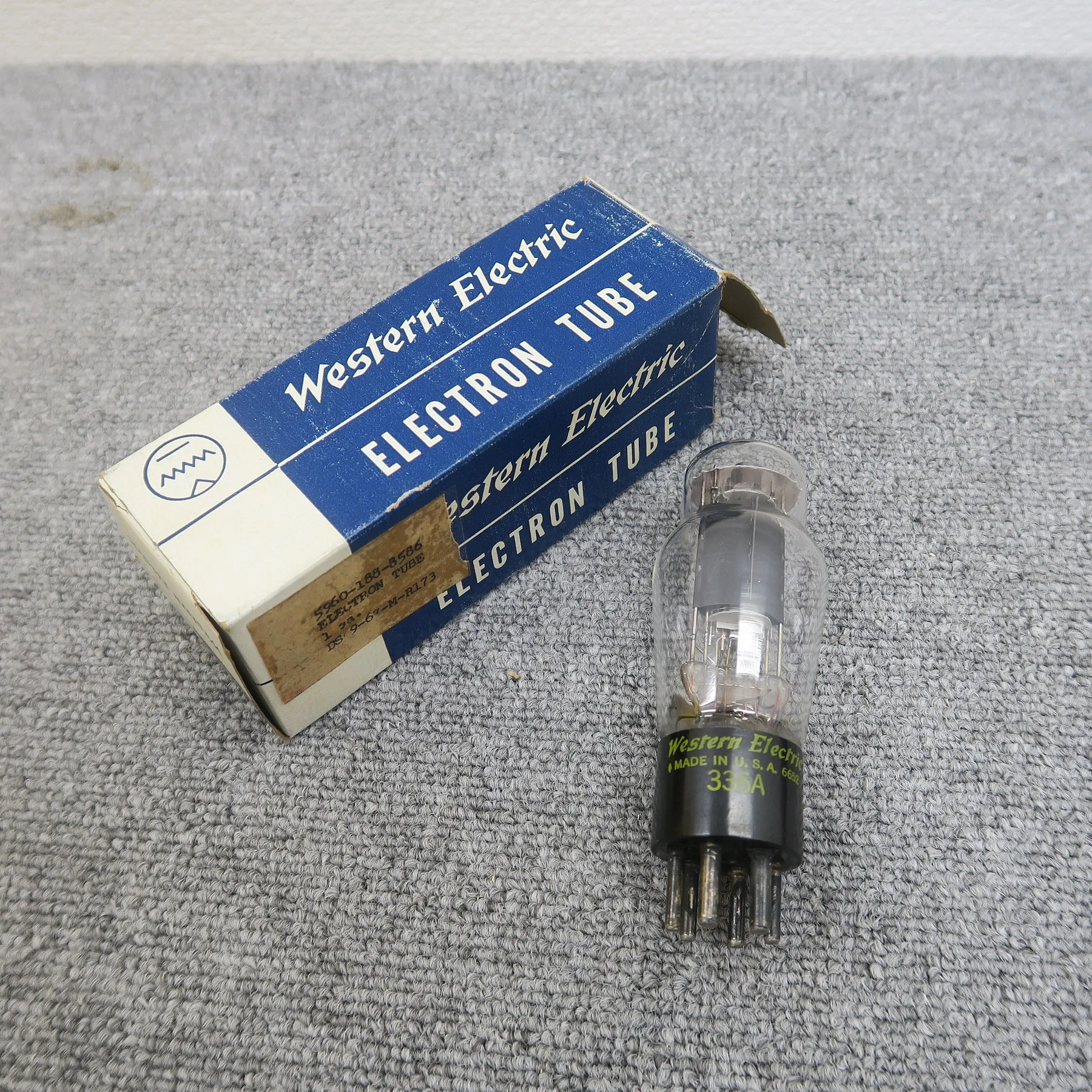 ウエスタンエレクトリック Western Electric 336A 1本 真空管 【元箱】