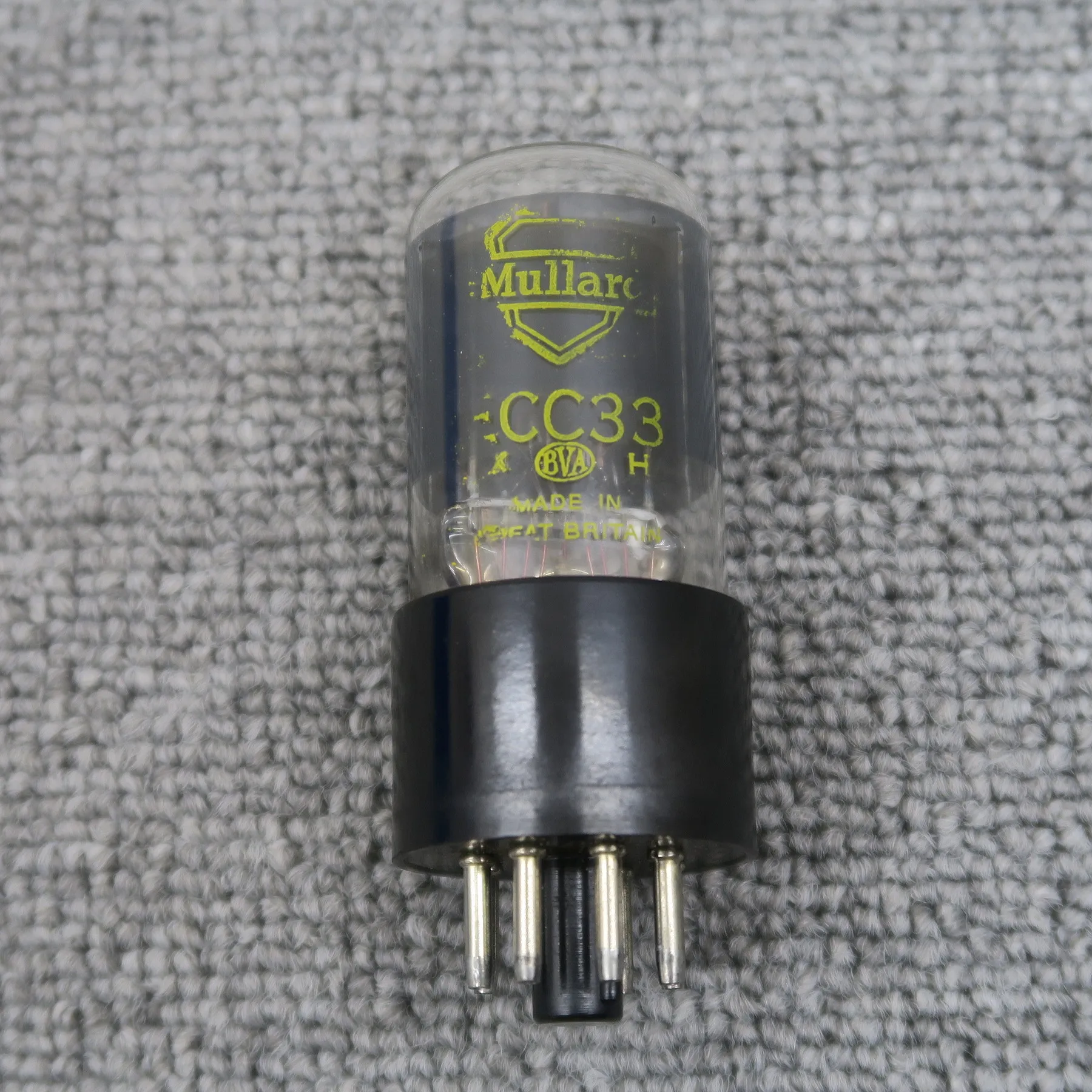 ムラード Mullard ECC33 1本 黒ベース 真空管