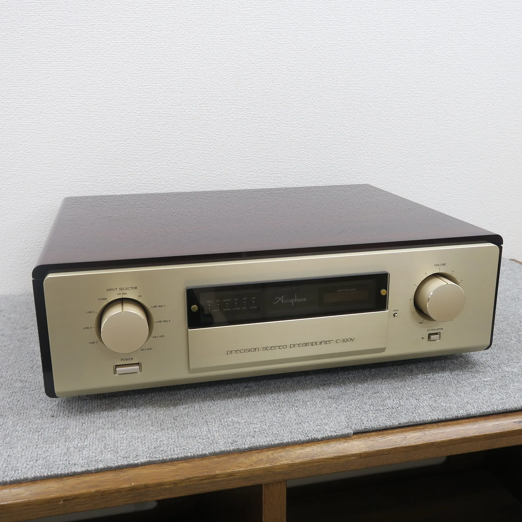 アキュフェーズ Accuphase C-290V AD-290V付 プリアンプ