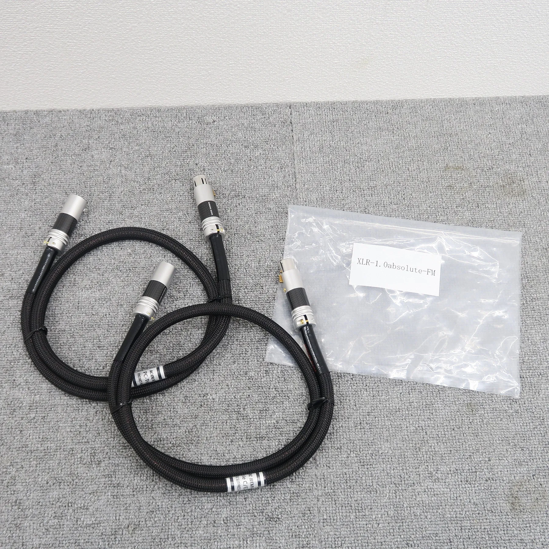 アコースティックリバイブ Acoustic Revive XLR-absolute-FM 1.0m XLRケーブルペア