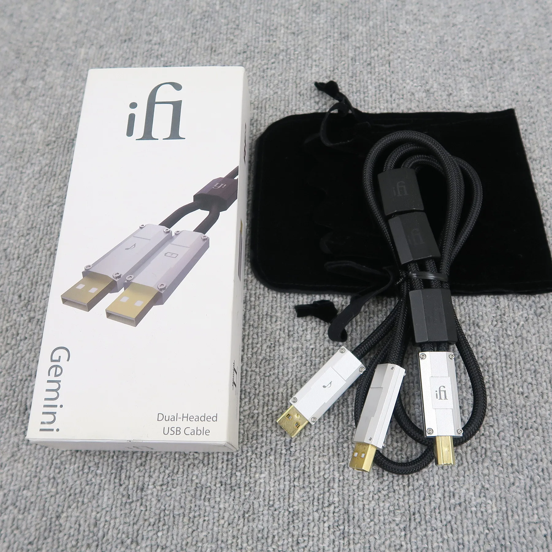 アイファイ オーディオ ifi audio GEMINI デュアルヘッド USBケーブル 0.7m