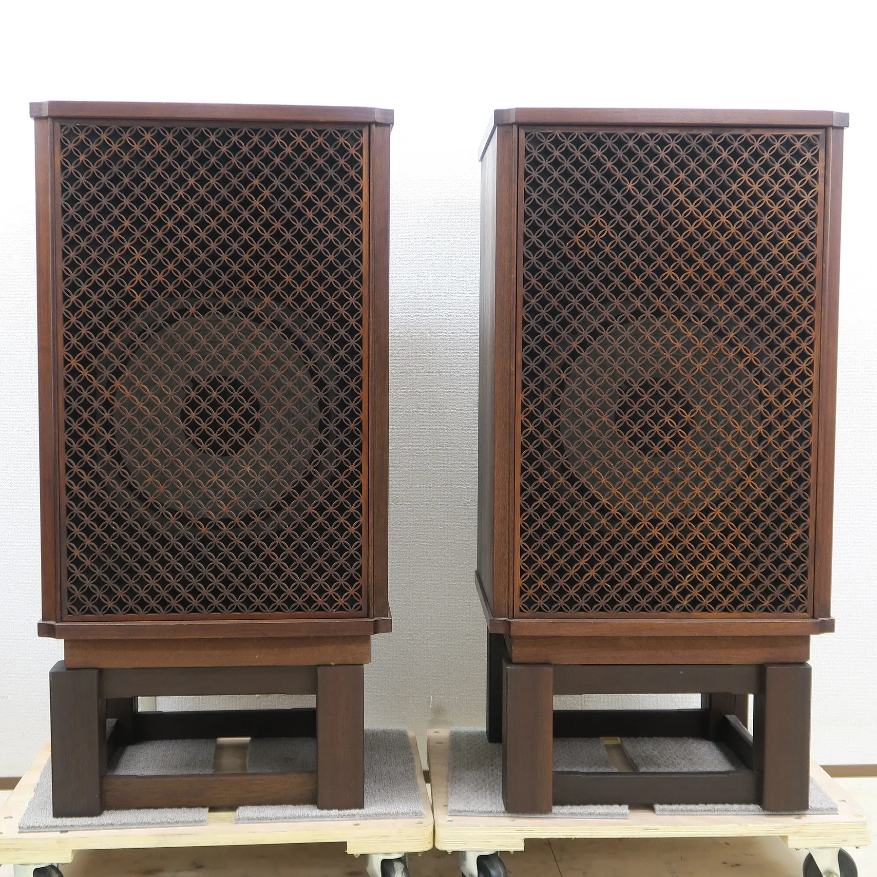 Sansui SP-505J 130Aスピーカー ペア サンスイ サンスイ SANSUI SP-505J スピーカーペア スタンド付き @51039｜中古