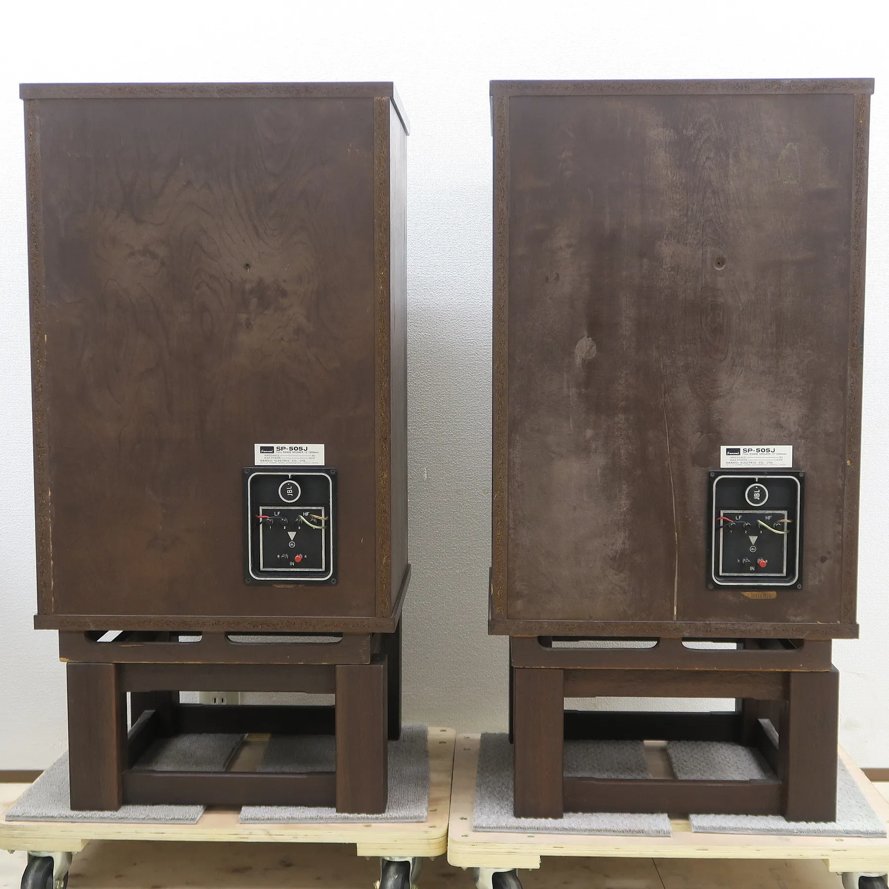 サンスイ SANSUI SP-505J スピーカーペア スタンド付き @51039｜中古