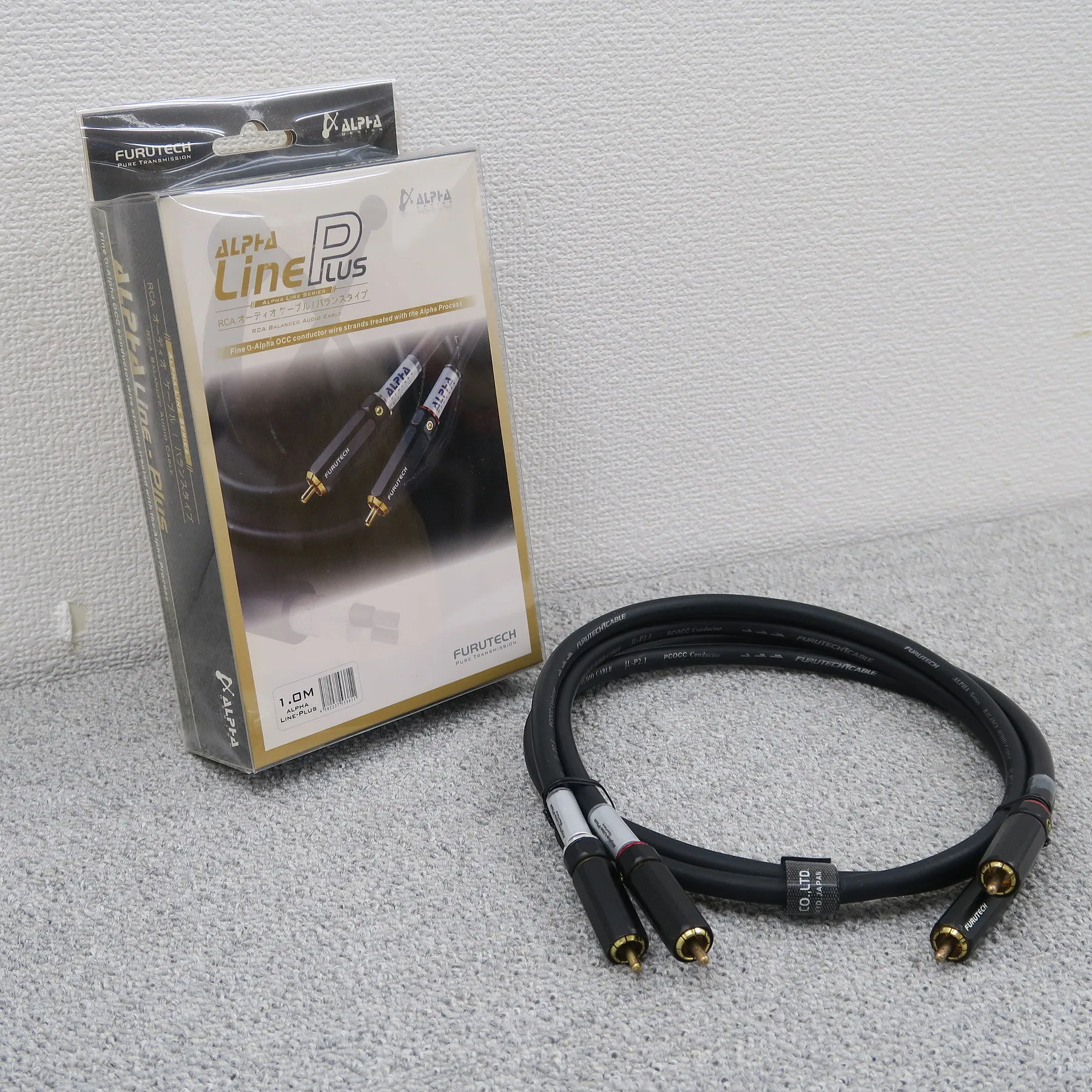 フルテック FURUTECH Alpha line plus 1.0m RCAケーブル【元箱】