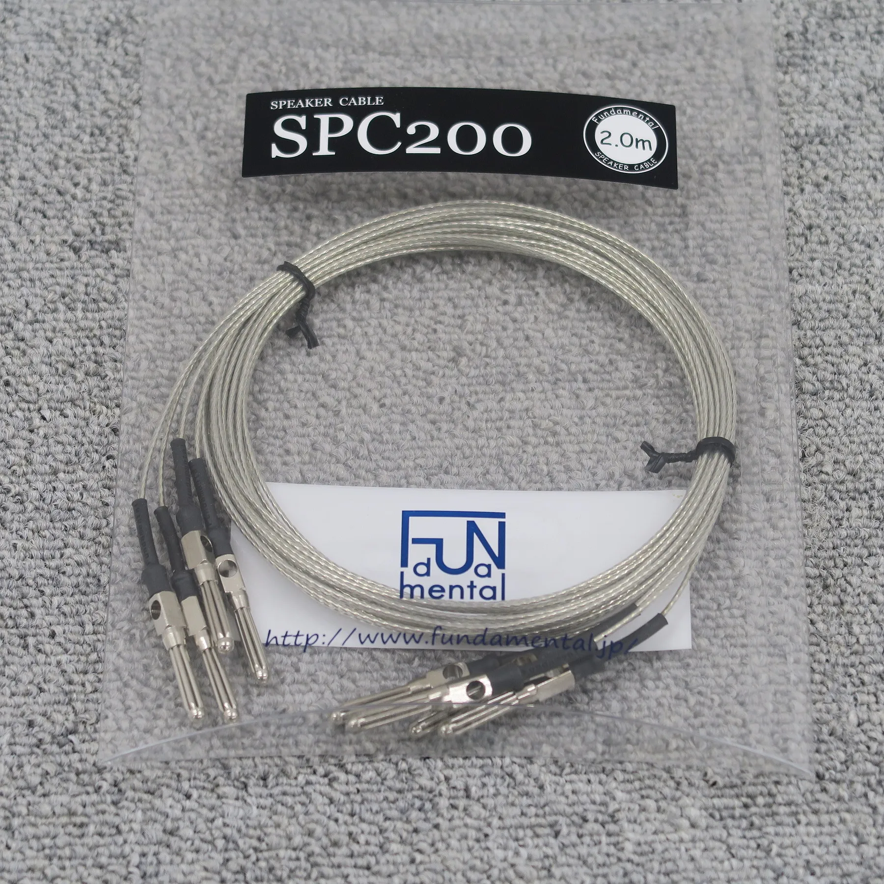 ファンダメンタル FUNDAMENTAL SPC200 スピーカーケーブル【元箱】