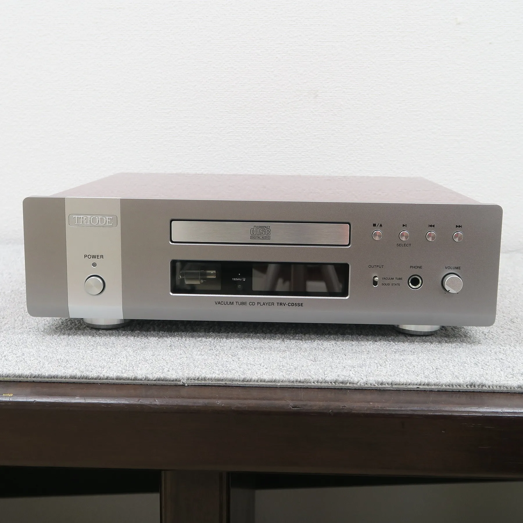 トライオード TRIODE TRV-CD5SE CDデッキ【元箱】