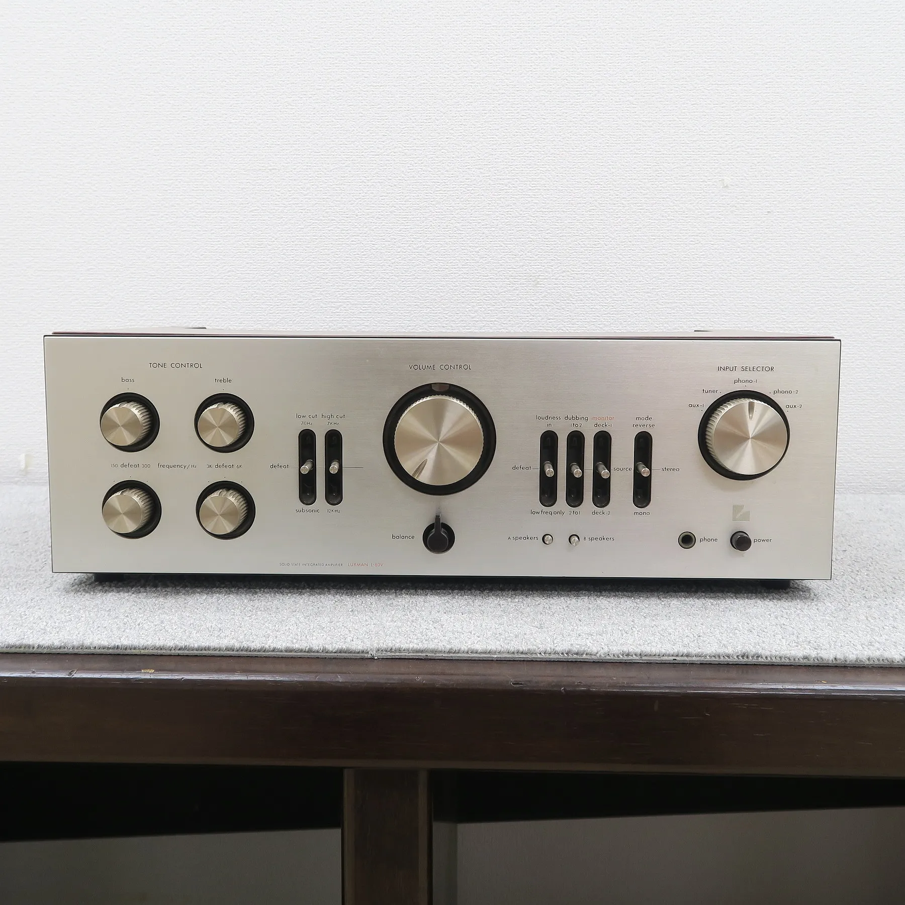 ラックスマン LUXMAN L-80V プリメインアンプ