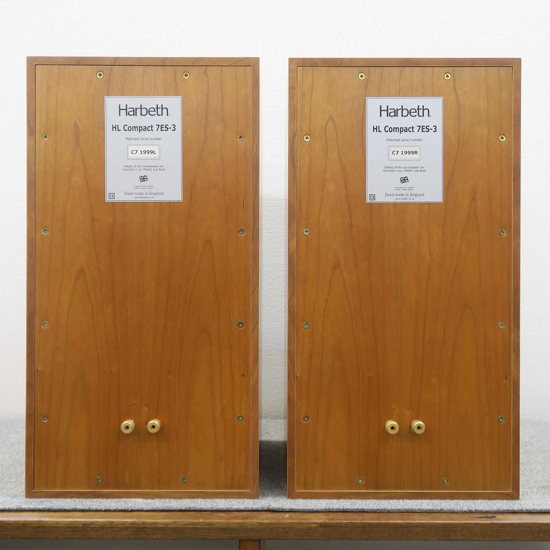 Sランク】ハーベス HARBETH HL Compact 7ES-3 スピーカーペア @51515