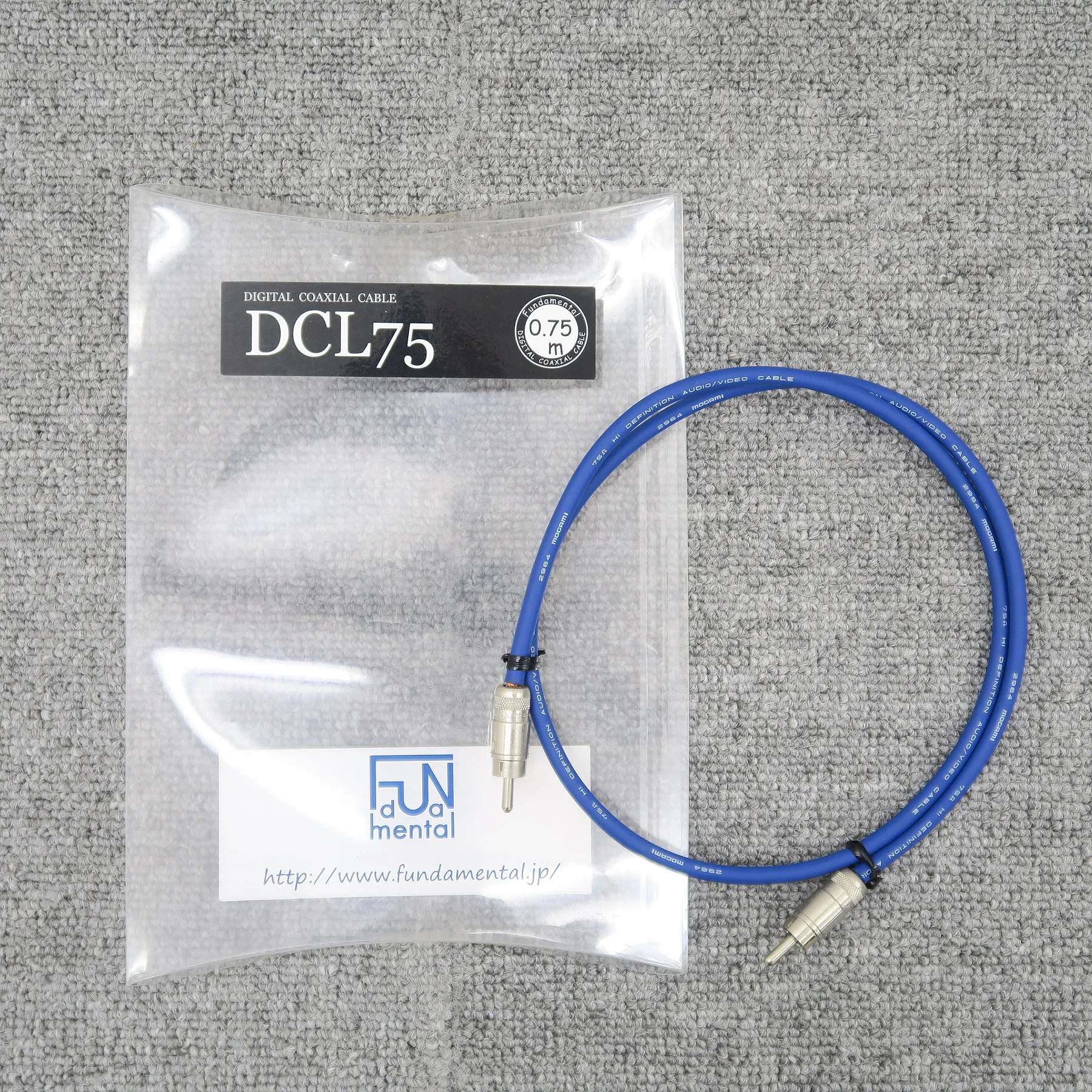 ファンダメンタル FUNDAMENTAL DCL75 0.75m 同軸ケーブル