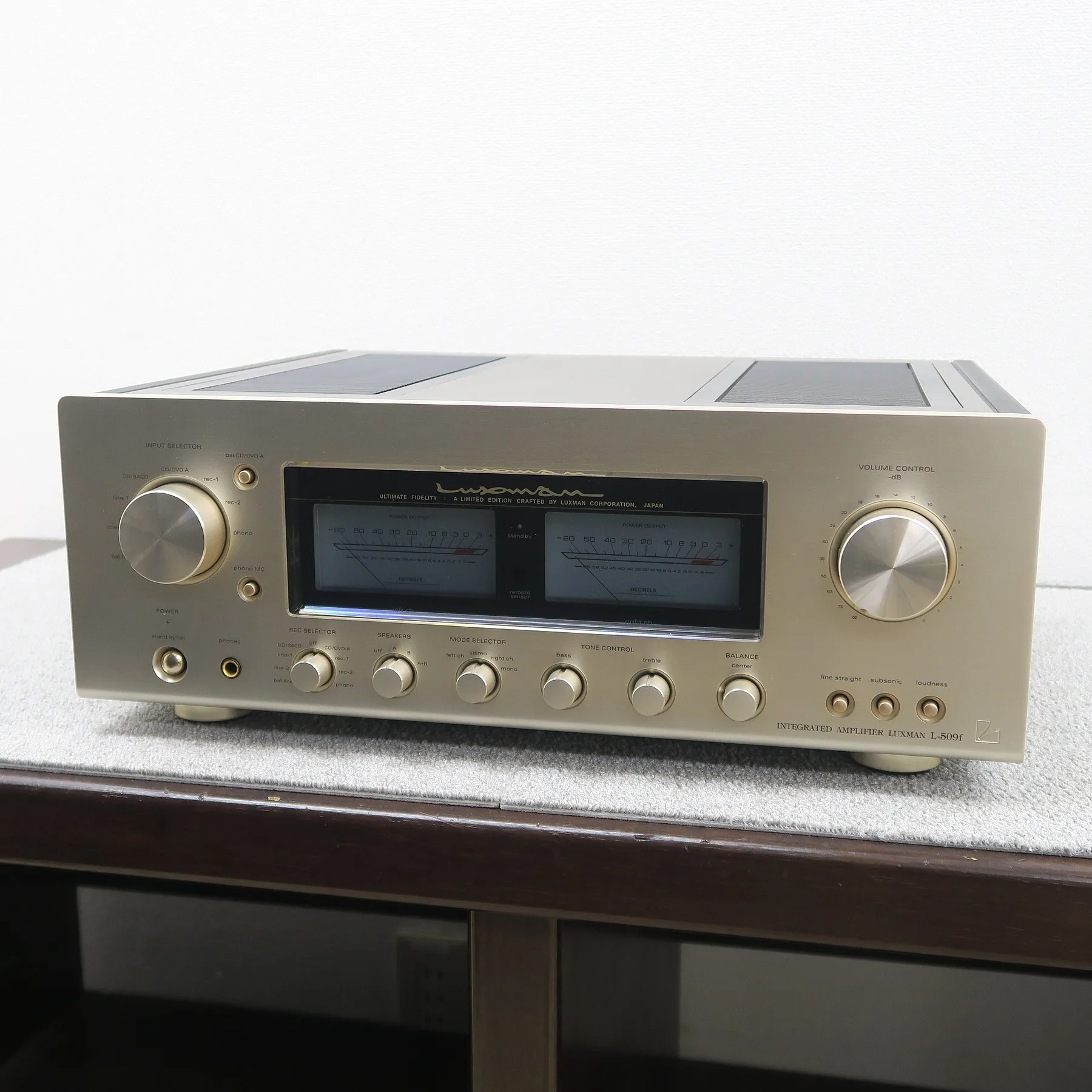 ラックスマン LUXMAN L-509f プリメインアンプ