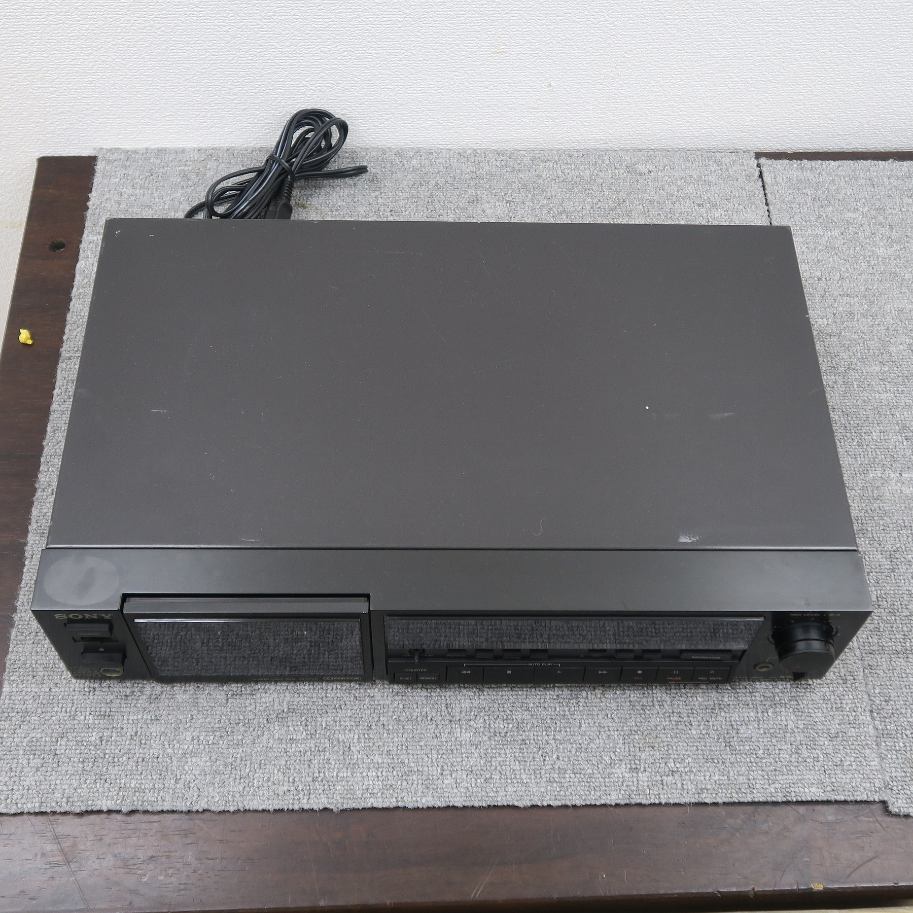 現状】ソニー SONY TC-K555ESⅡ カセットデッキ @51628 / 中古