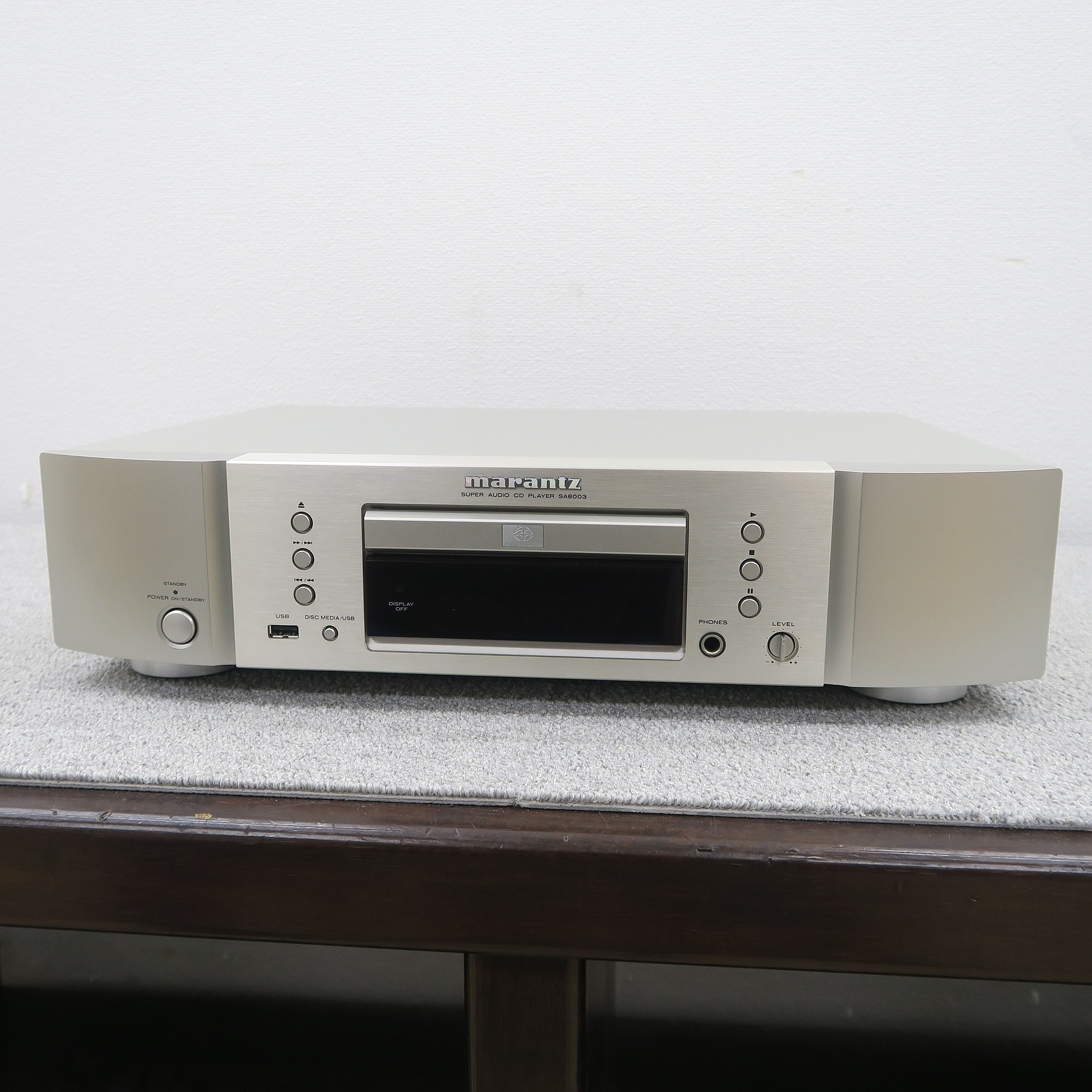 marantz CDプレーヤー SA8003 ベルト交換・リモコン・動作品+