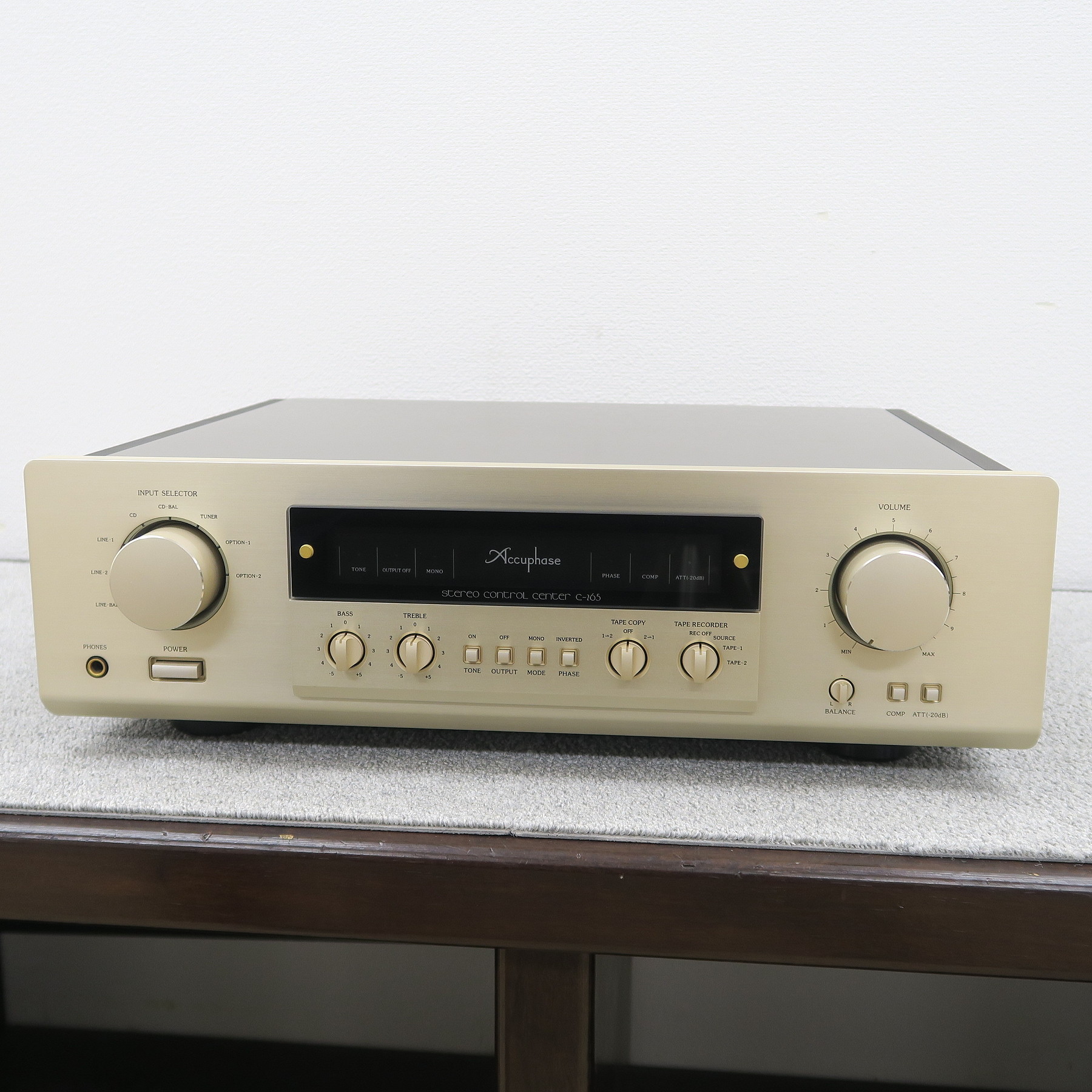 アキュフェーズ ACCUPHASE C-265 プリアンプの取扱説明書 説明書のみです-