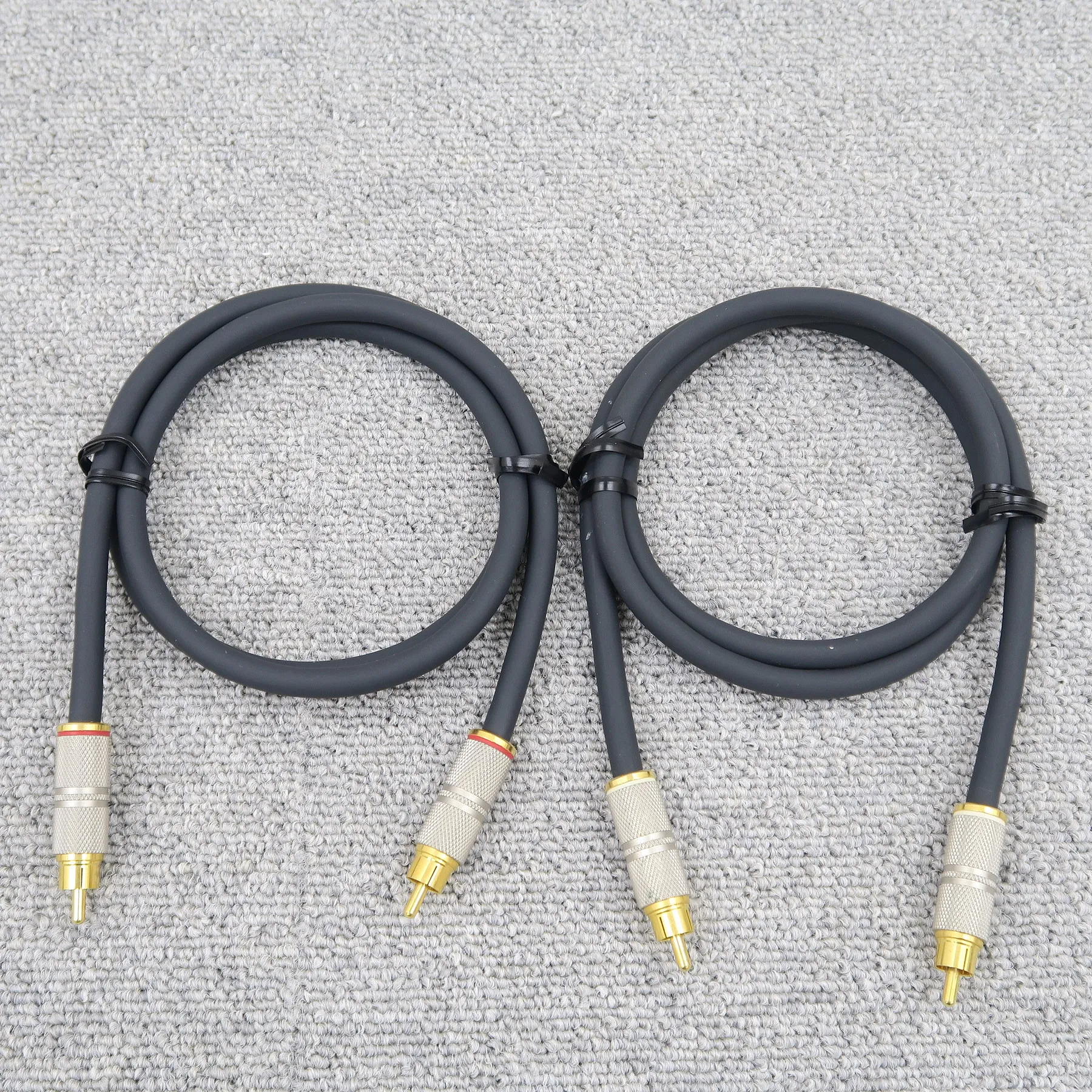 Ortofon 6N/7N RCAケーブル 約1m ペア×2 高音質 4本 オルトフォン ortofon 6N+7N Pure Copper 1.0m RCAケーブル【元箱