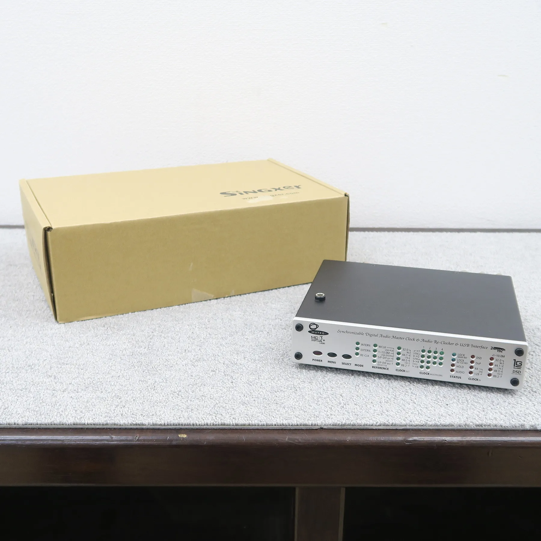 ミューテック MUTEC MC-3+USB クロックジェネレーター 電源改造品【元箱】