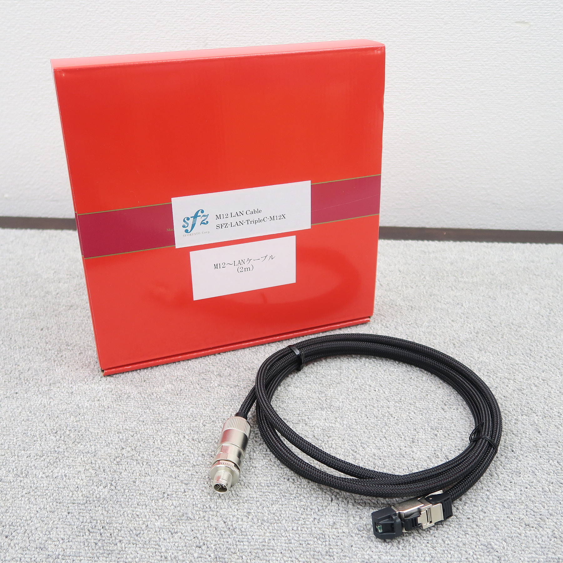 Sランク】SFORZATO SFZ-LAN-TripleC-M12X M12 2.0m SWITCH GOLD専用LAN