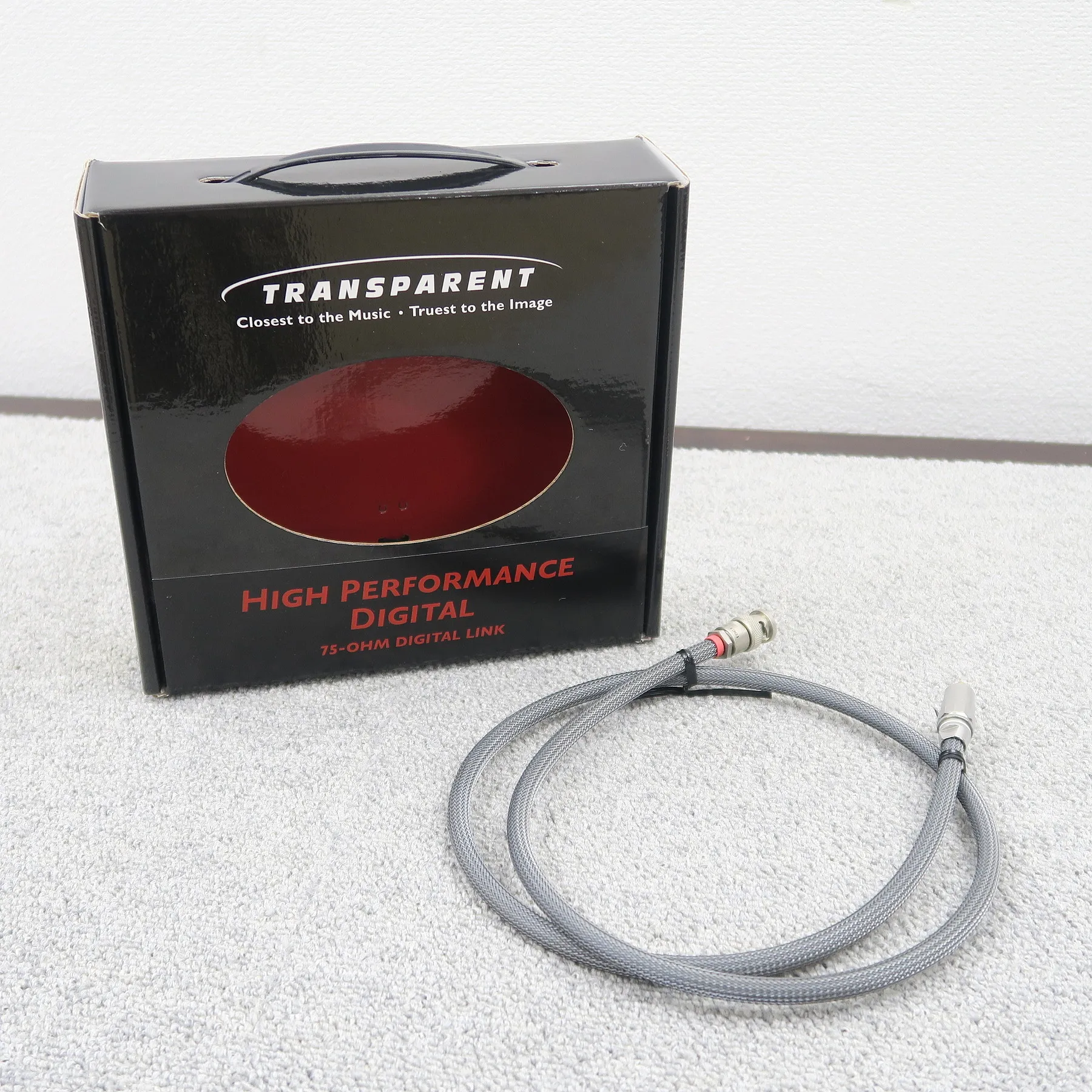 トランスペアレント オーディオ TRANSPARENT AUDIO HPDL1 1.0m RCAケーブル 【元箱】