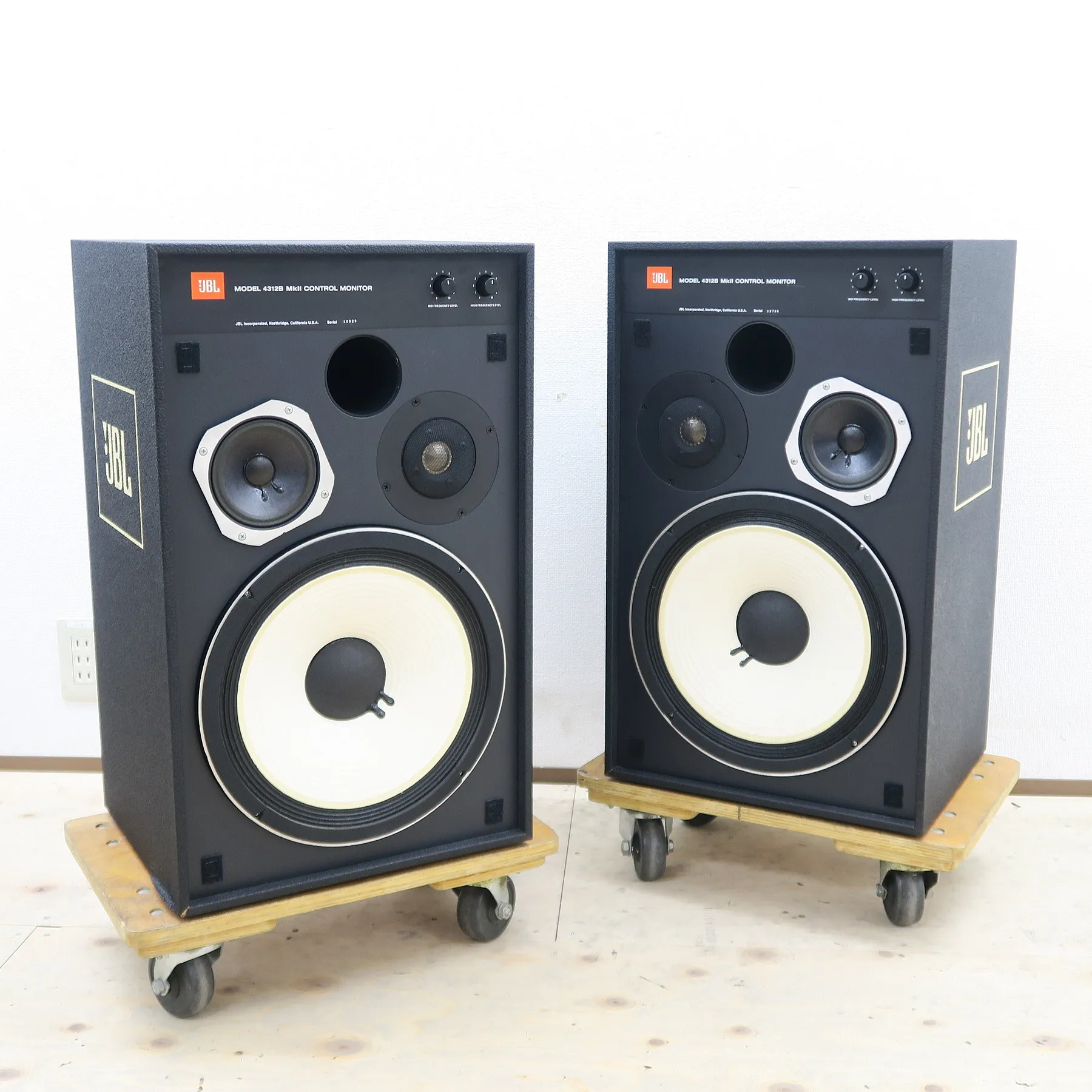 ジェイビーエル JBL 4312B MKⅡ スピーカーペア