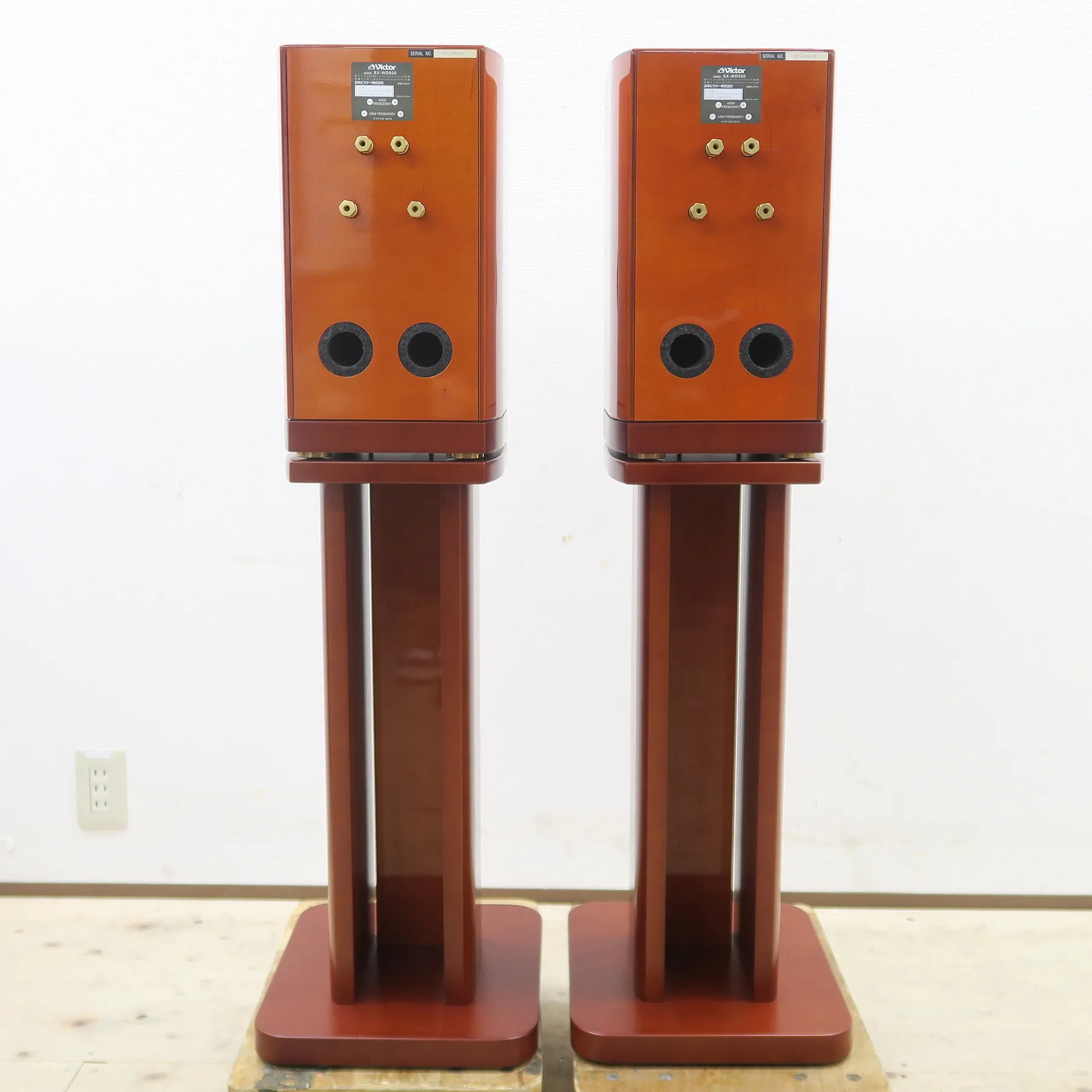 ビクター Victor SX-WD500 スピーカーペア スタンド付【元箱】@52423