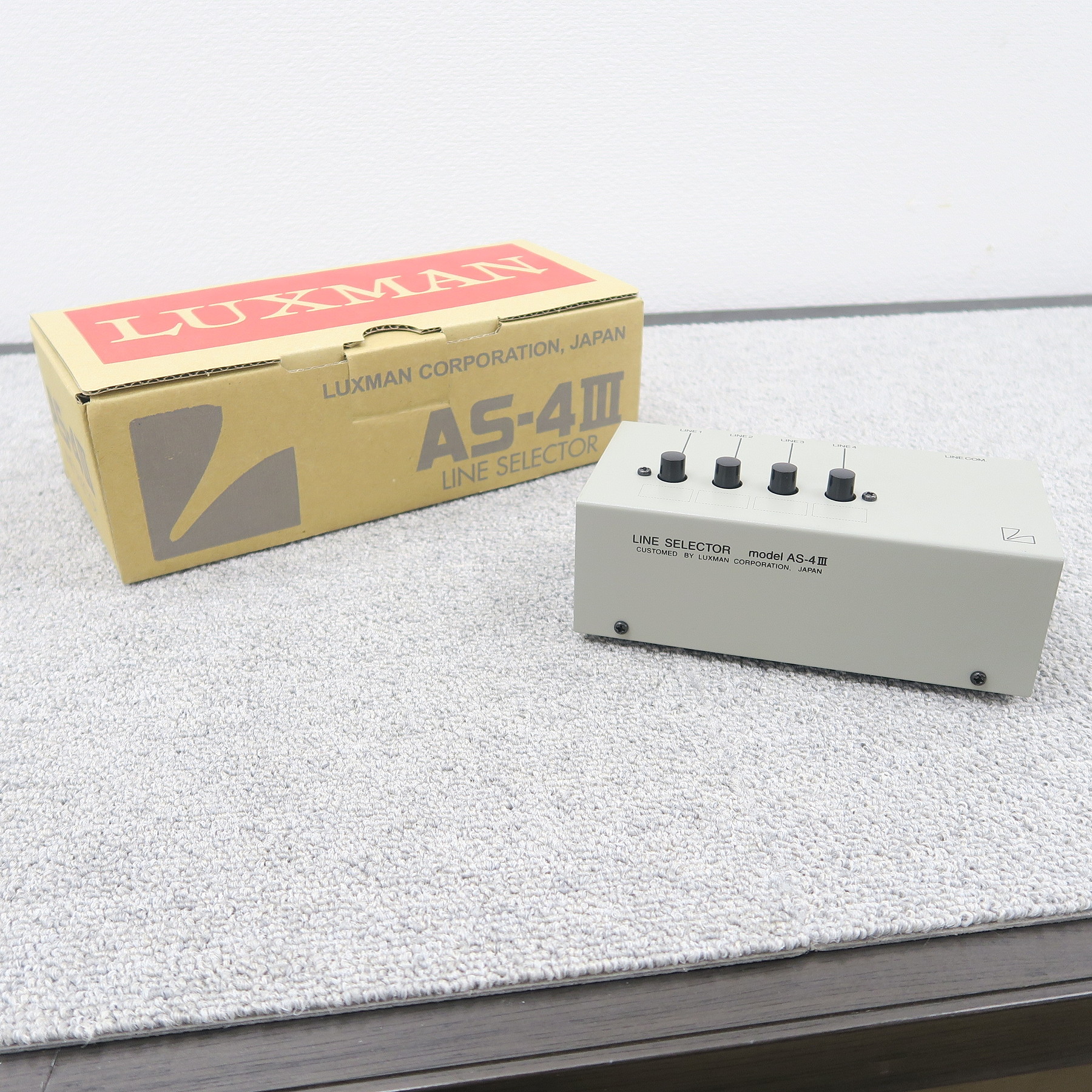 Bランク】ラックスマン LUXMAN AS-4Ⅲ セレクター【元箱】@52722