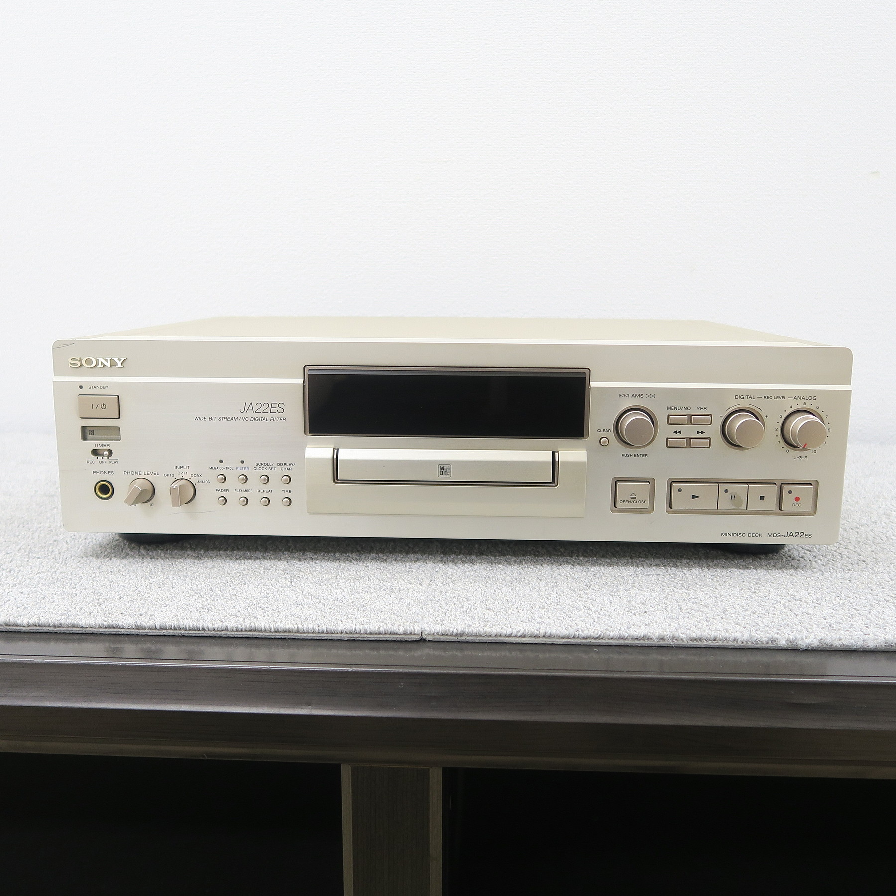 ジャンク】ソニー SONY MDS-JA22ES MDデッキ @52736 / 中古オーディオ