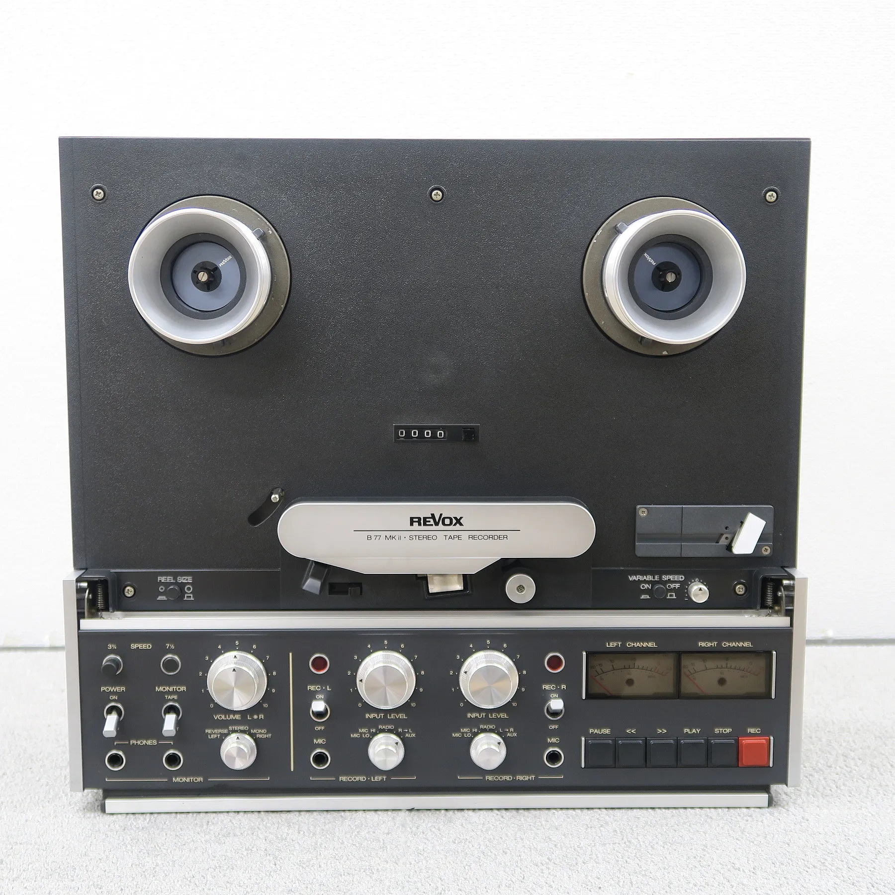 ルボックス REVOX B 77 MKⅡ オープンデッキ 専用ケース付き