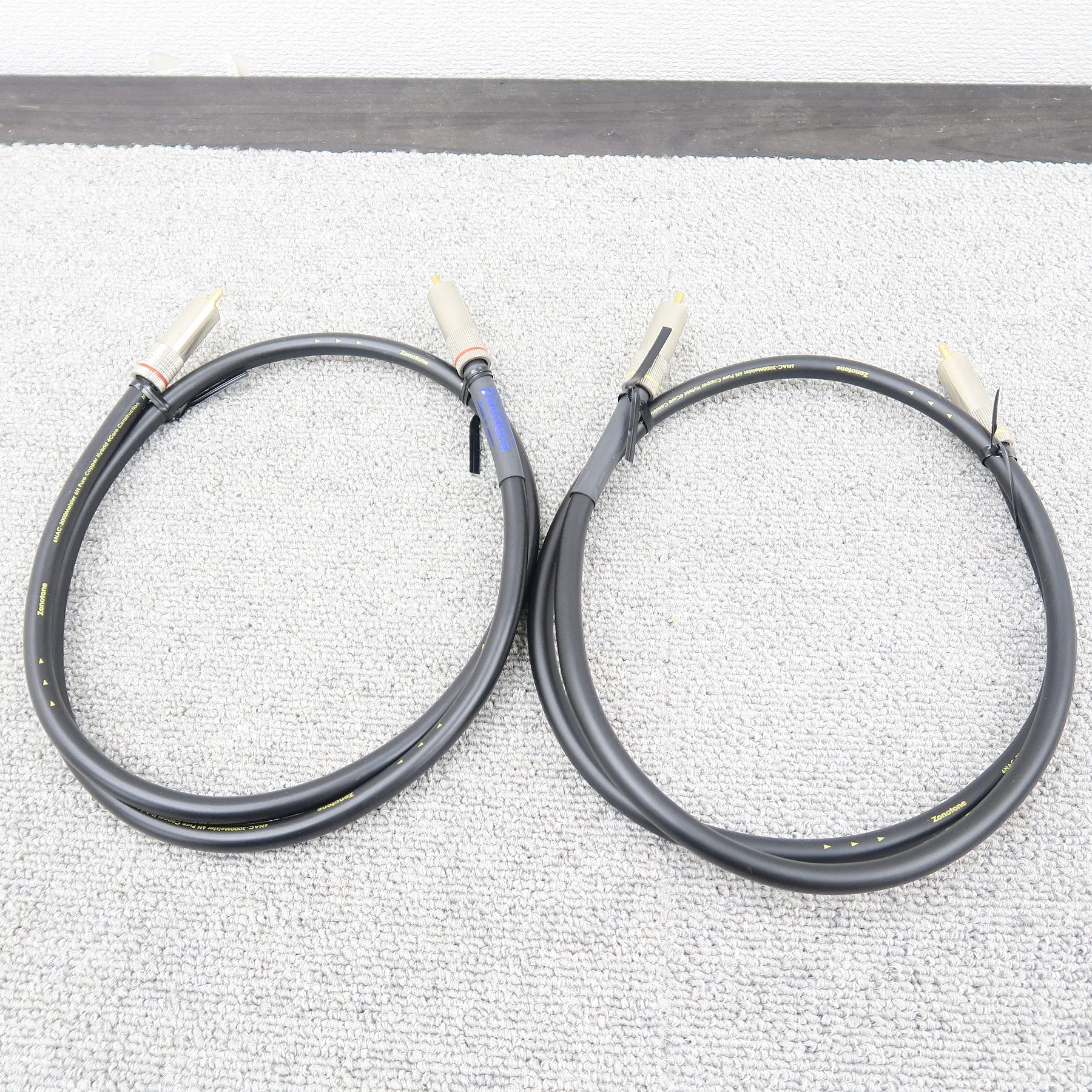 ゾノトーン Zonotone 6nac-3000Meister 1.0m RCAケーブルペア