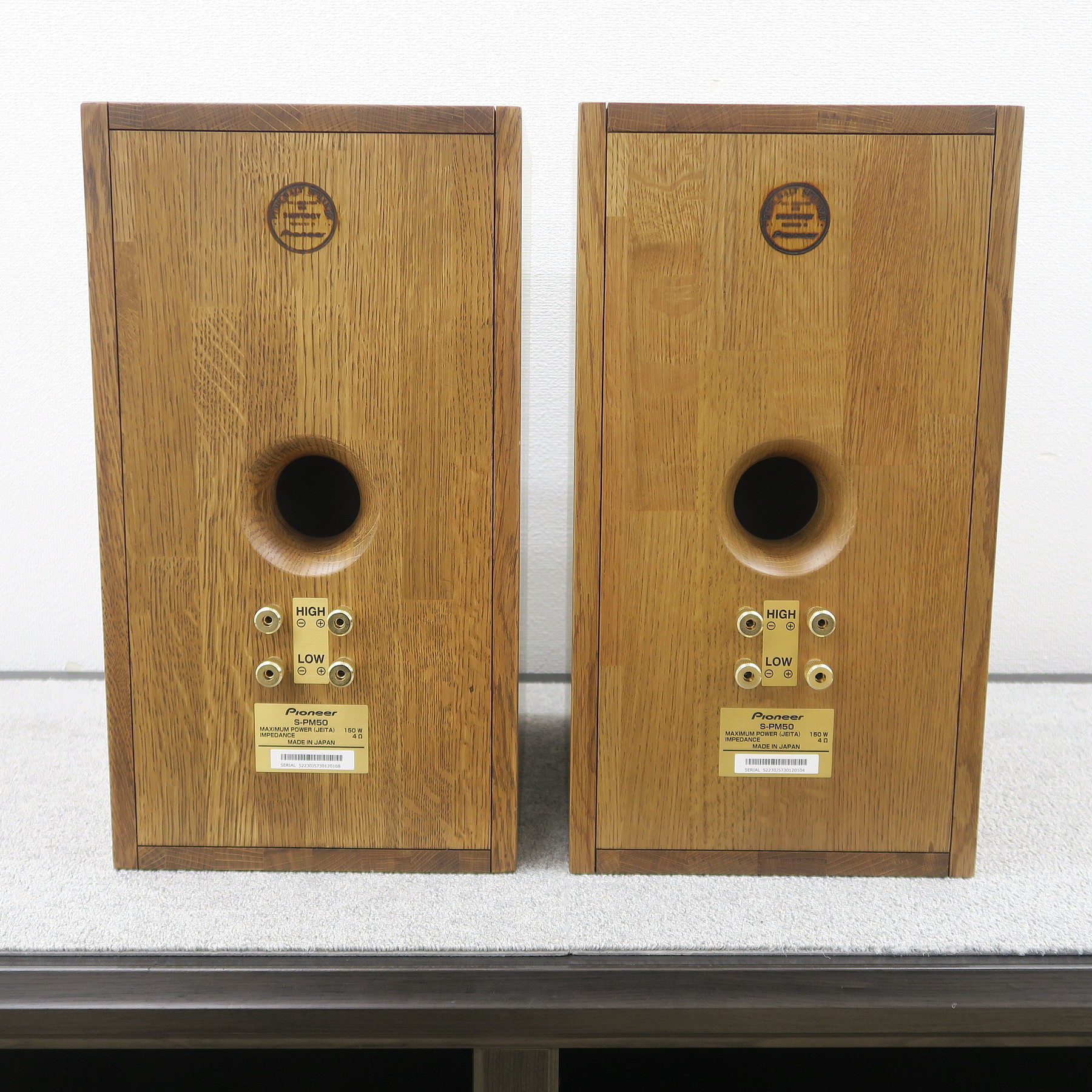 Aランク】パイオニア Pioneer S-PM50 スピーカーペア @52922 Aランク】パイオニア Pioneer S-PM50 スピーカーペア @52922