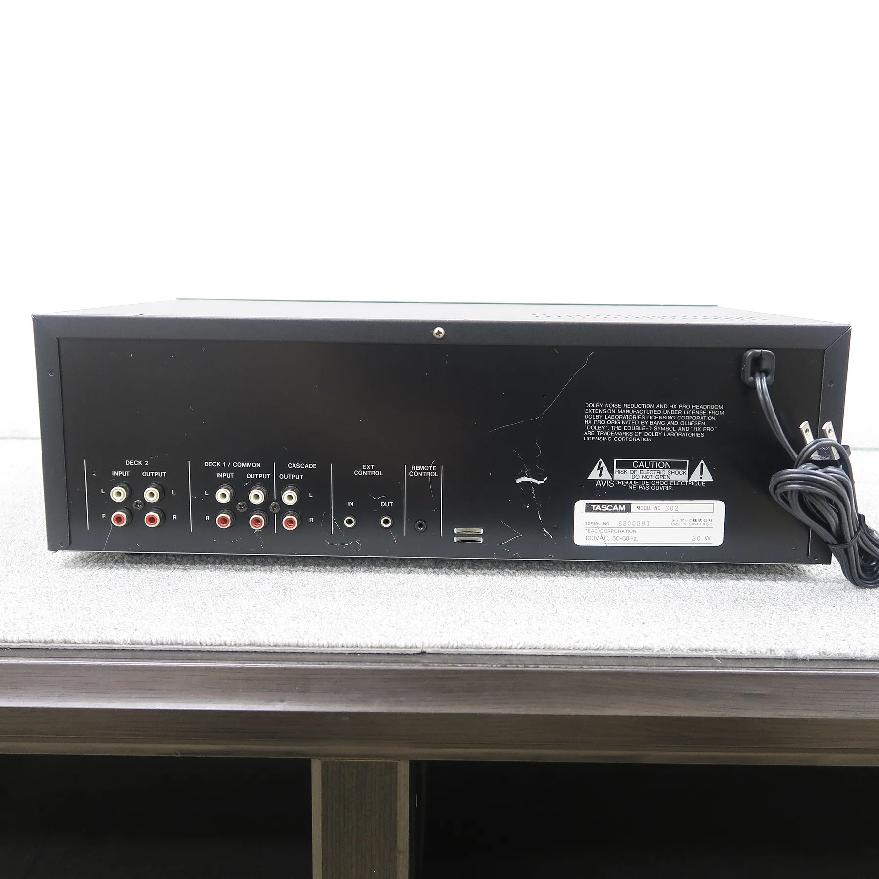 タスカム TASCAM 302 カセットデッキ @52927｜中古オーディオ販売実績
