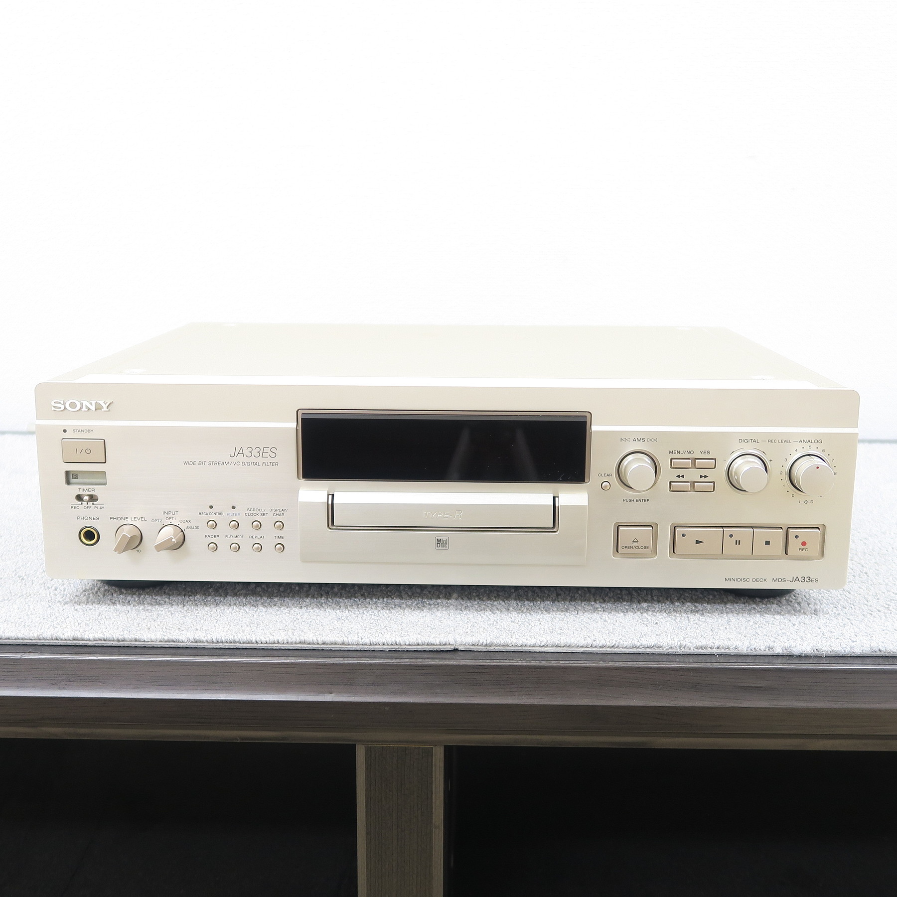 ☆ SONY ソニー MDデッキ MDS-JA33ES ☆ジャンク☆ - オーディオ機器