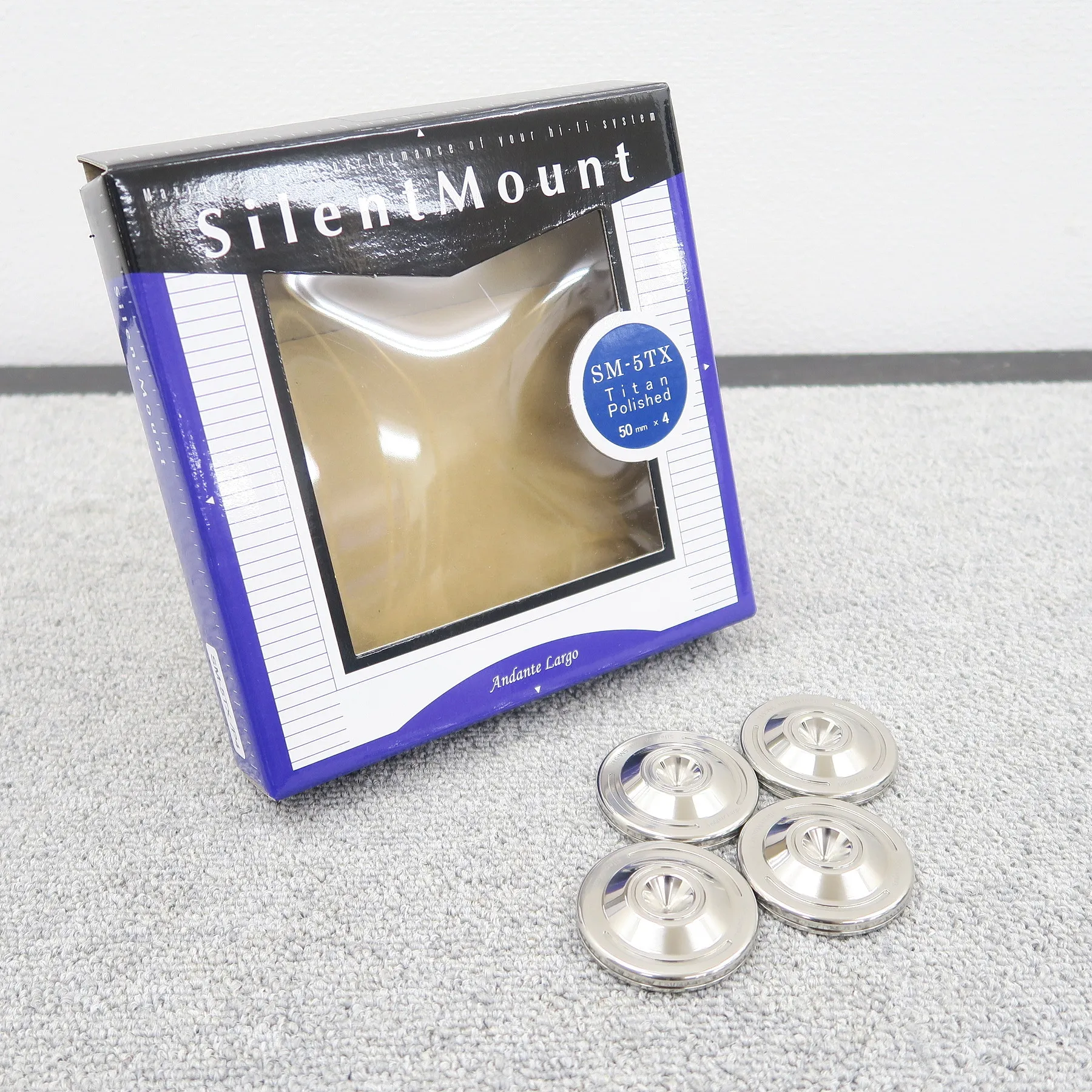 アンダンテラルゴ AndanteLargo SILENT MOUNT SM-5TX 4個セット インシュレーター