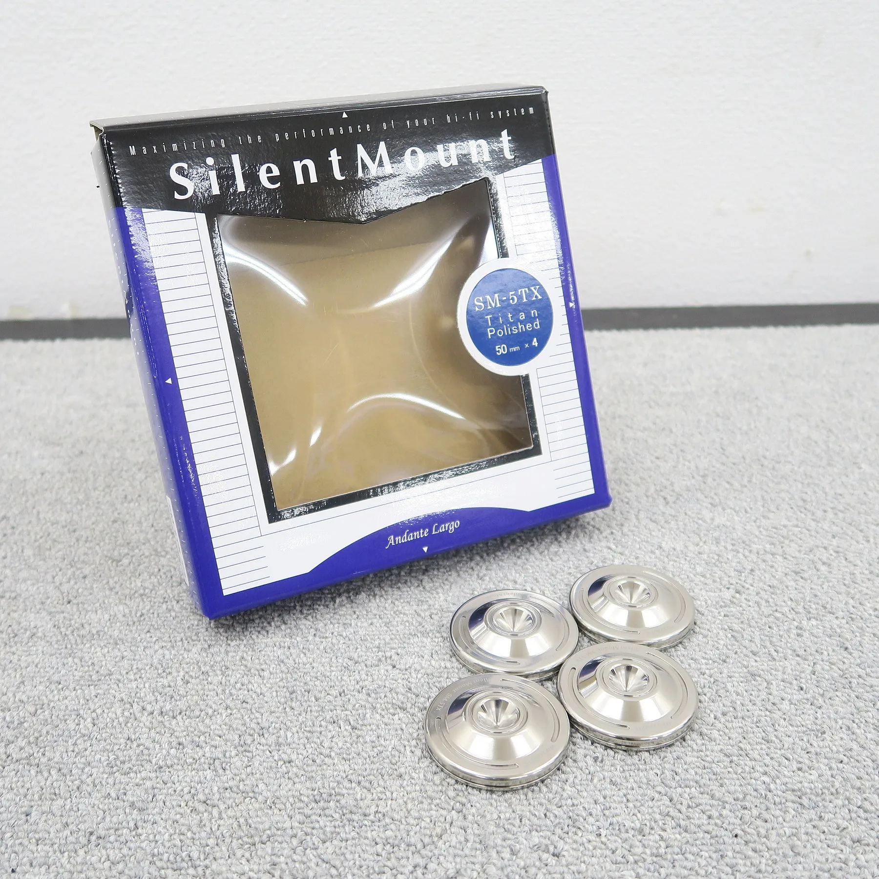 アンダンテラルゴ AndanteLargo SILENT MOUNT SM-5TX 4個セット インシュレーター