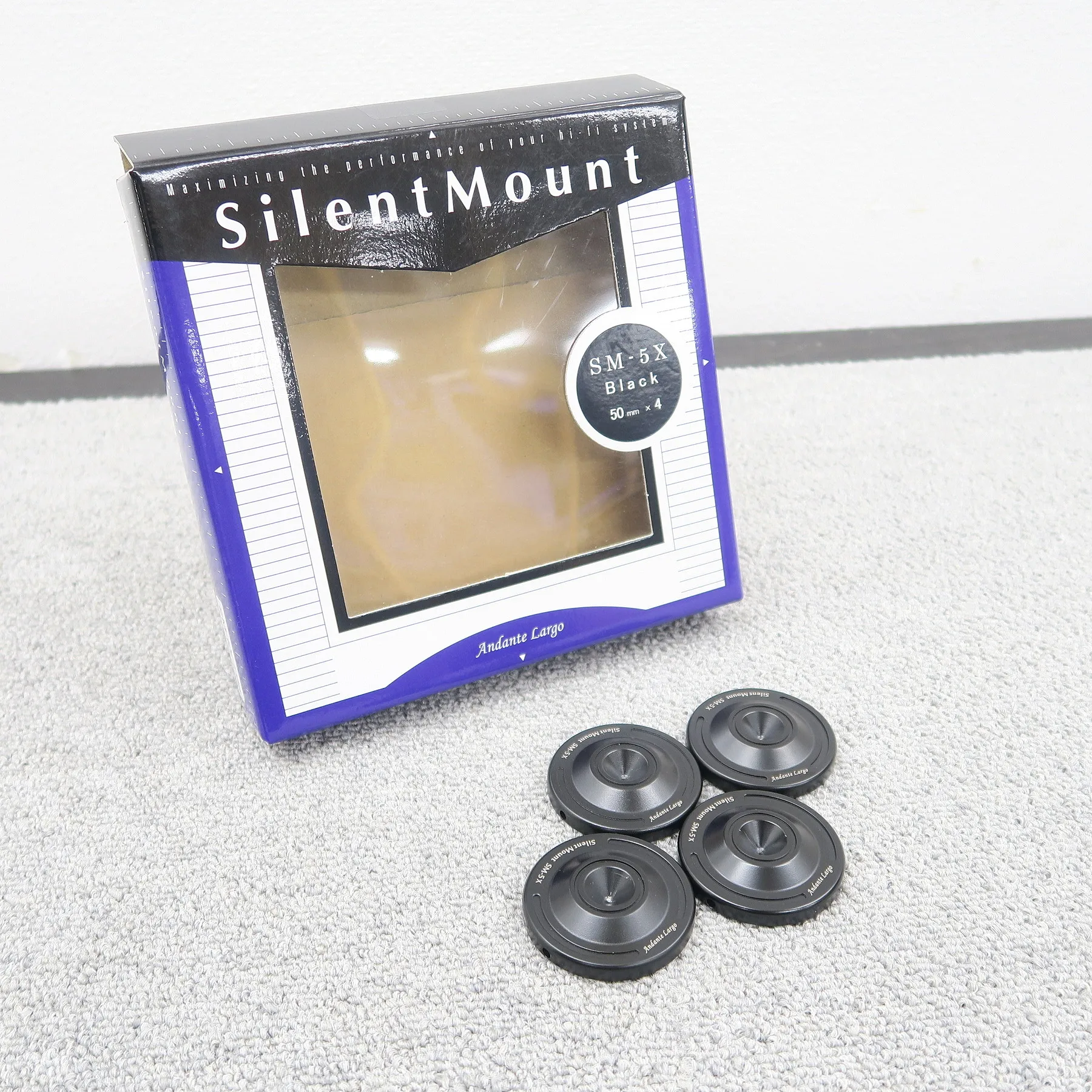 アンダンテラルゴ AndanteLargo SILENT MOUNT SM-5X 4個セット インシュレーター