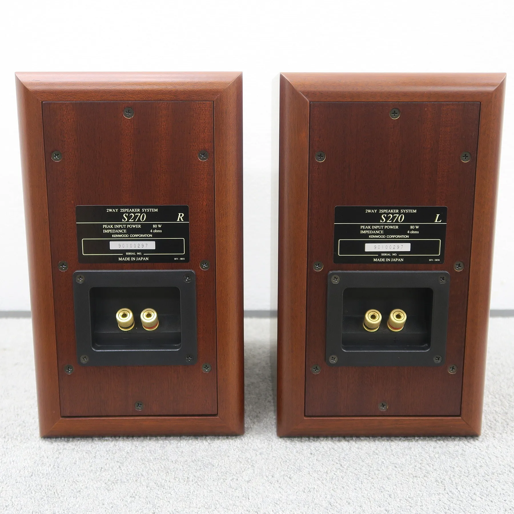 ケンウッド KENWOOD S270 スピーカーペア @53424｜中古オーディオ販売