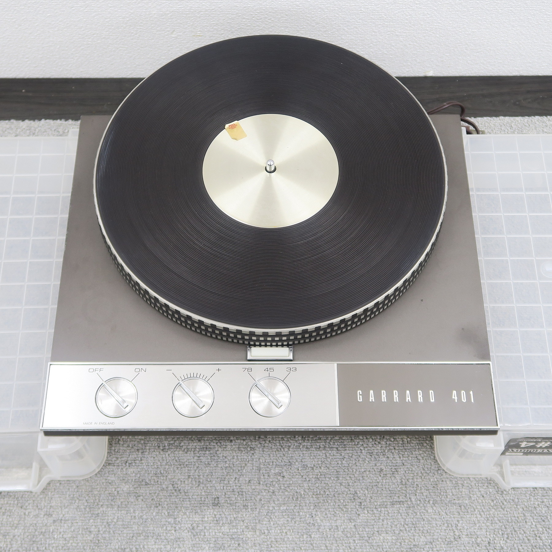 ジャンク】ガラード GARRARD 401 60Hz使用 ターンテーブル @52375 / 中古オーディオ買取、販売、通販のショップアフロオーディオ横浜