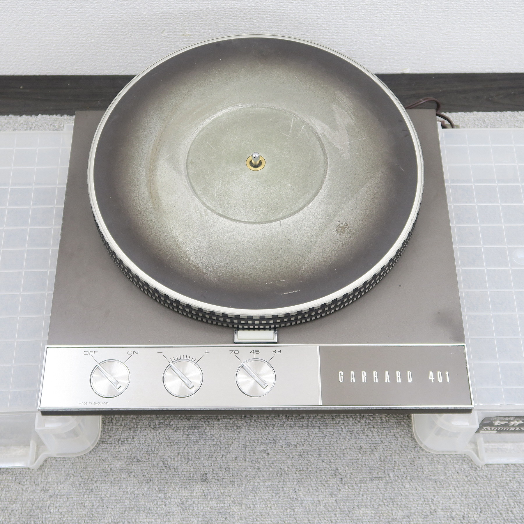 ジャンク】ガラード GARRARD 401 60Hz使用 ターンテーブル