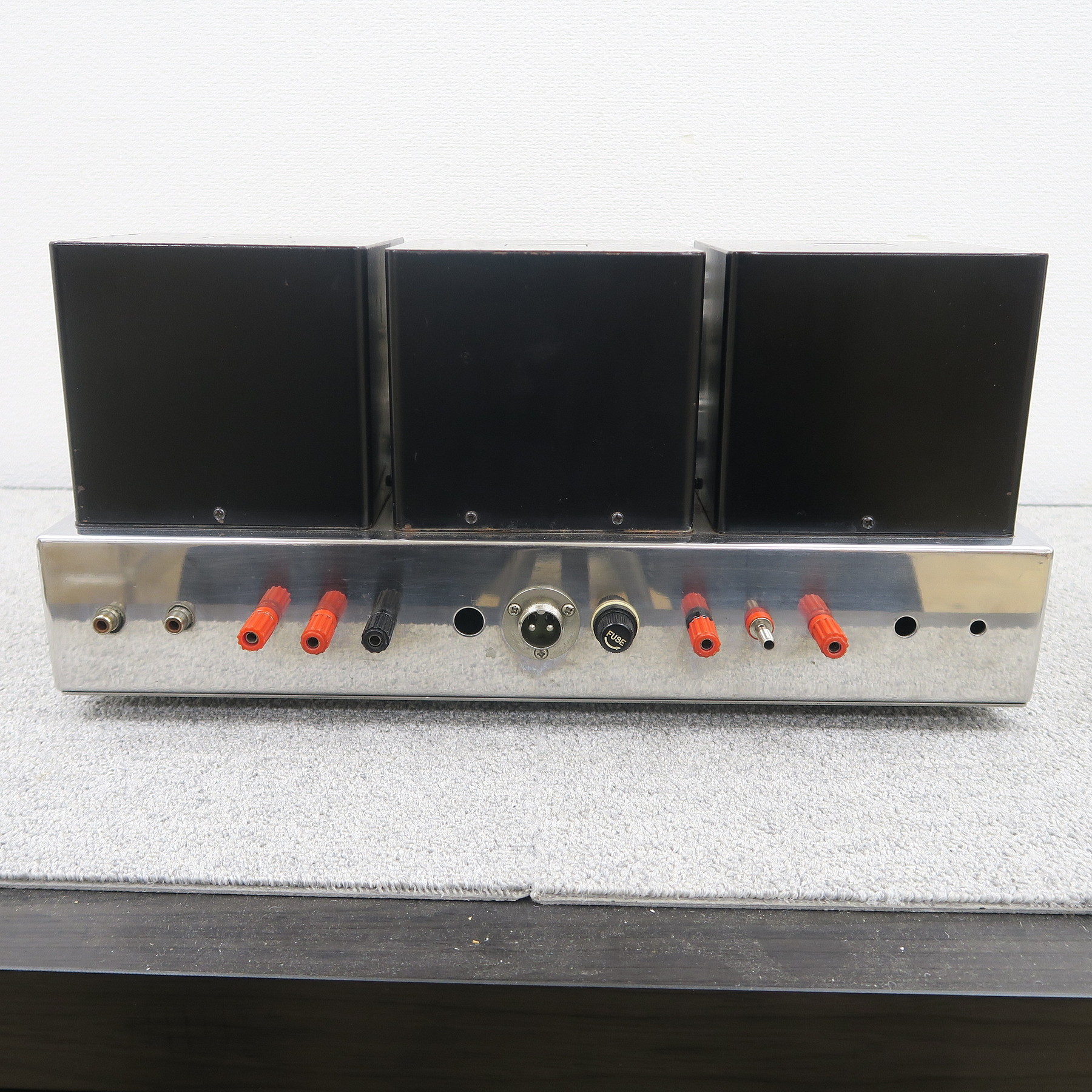 自作　真空管　パワーアンプ　自作マニアの方から購入　　ジャンク出品 ジャンク】型番不明 自作 真空管 パワーアンプ @52720 / 中古