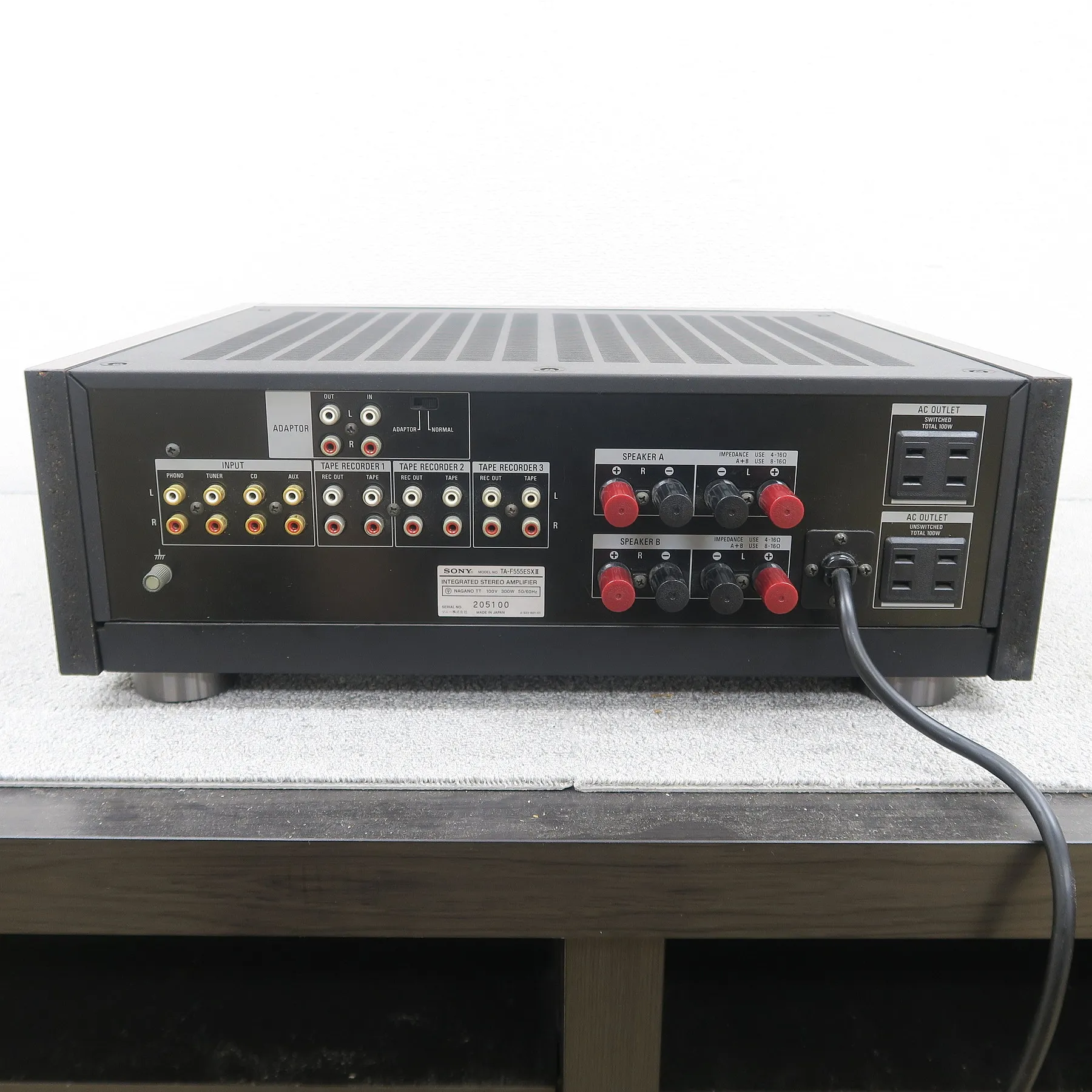 【現状品】SONY プリメインアンプ TA-F555ESR ソニー SONY TA-F555ESX プリメインアンプ @53044｜中古オーディオ販売