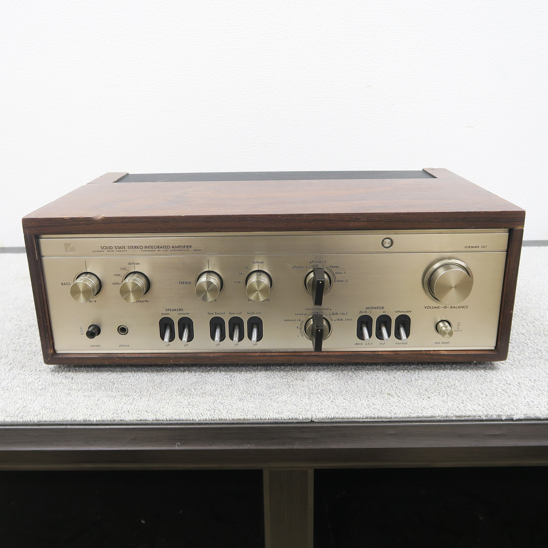 現状】ラックスマン LUXMAN L-507 プリメインアンプ @53905 / 中古