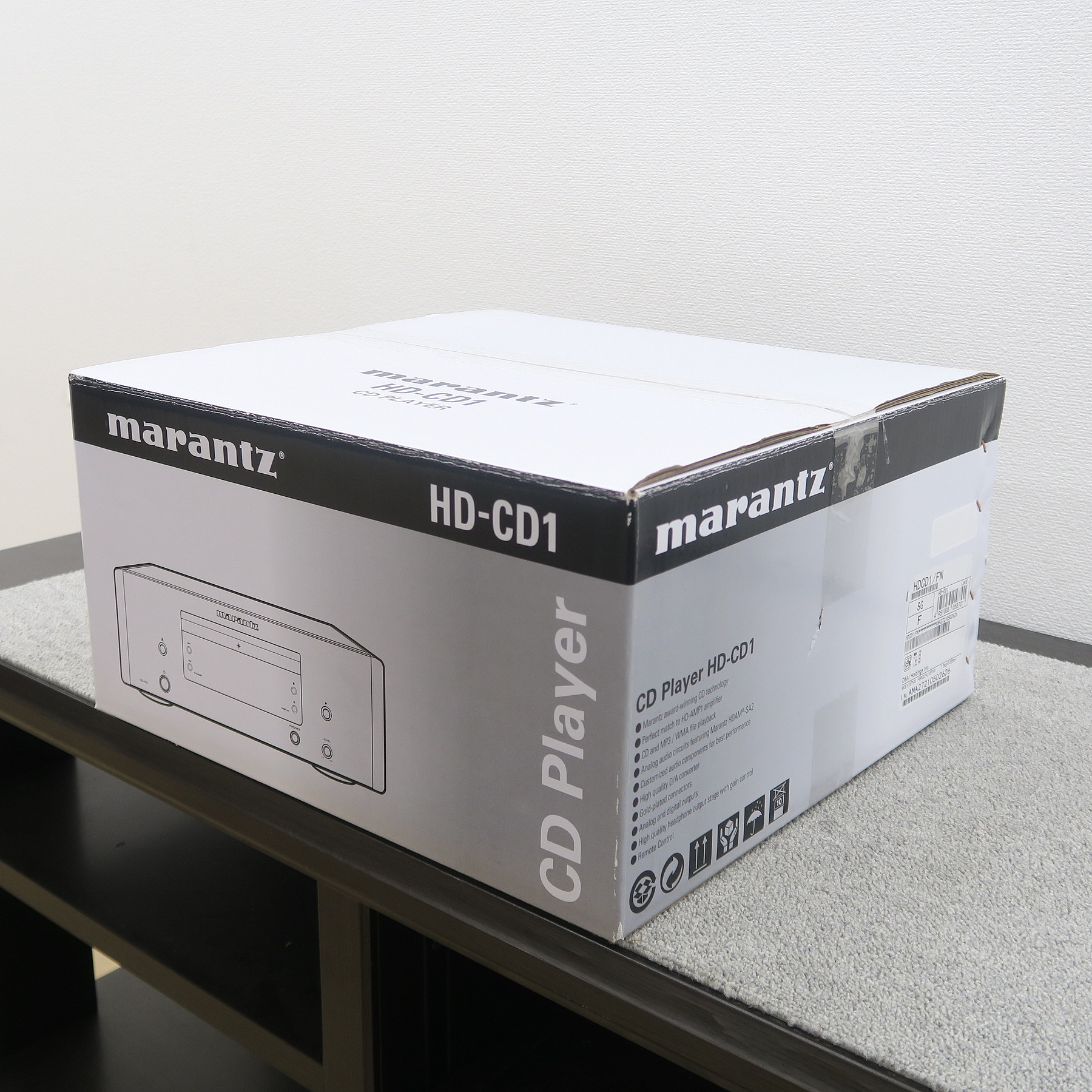 未使用】マランツ Marantz HD-CD1 CDプレーヤー【元箱】@54087 未使用】マランツ Marantz HD-CD1 CDプレーヤー【元箱】@54087