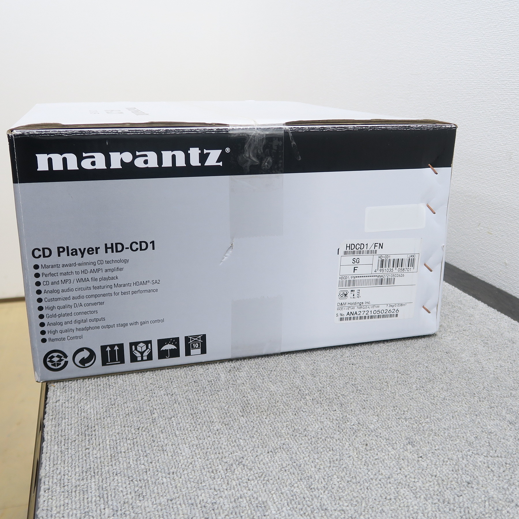 未使用】マランツ Marantz HD-CD1 CDプレーヤー【元箱】@54087 未使用】マランツ Marantz HD-CD1 CDプレーヤー【元箱】@54087