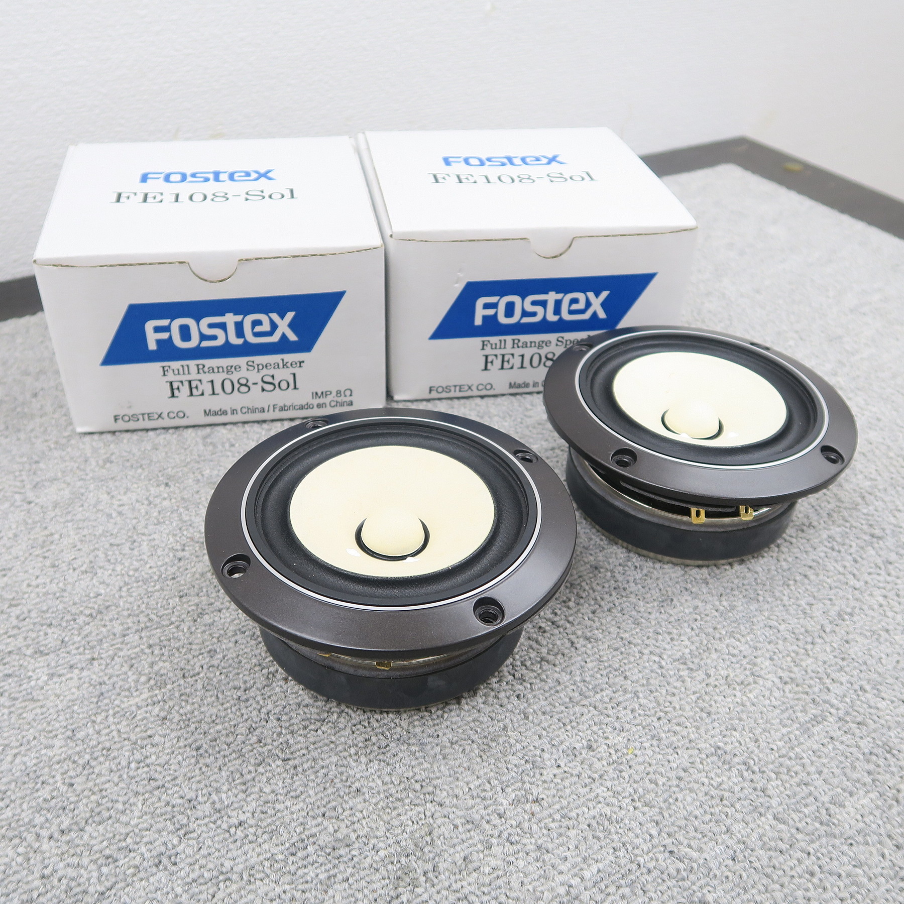 FOSTEX FE108-sol ペア フルレンジユニット - スピーカー