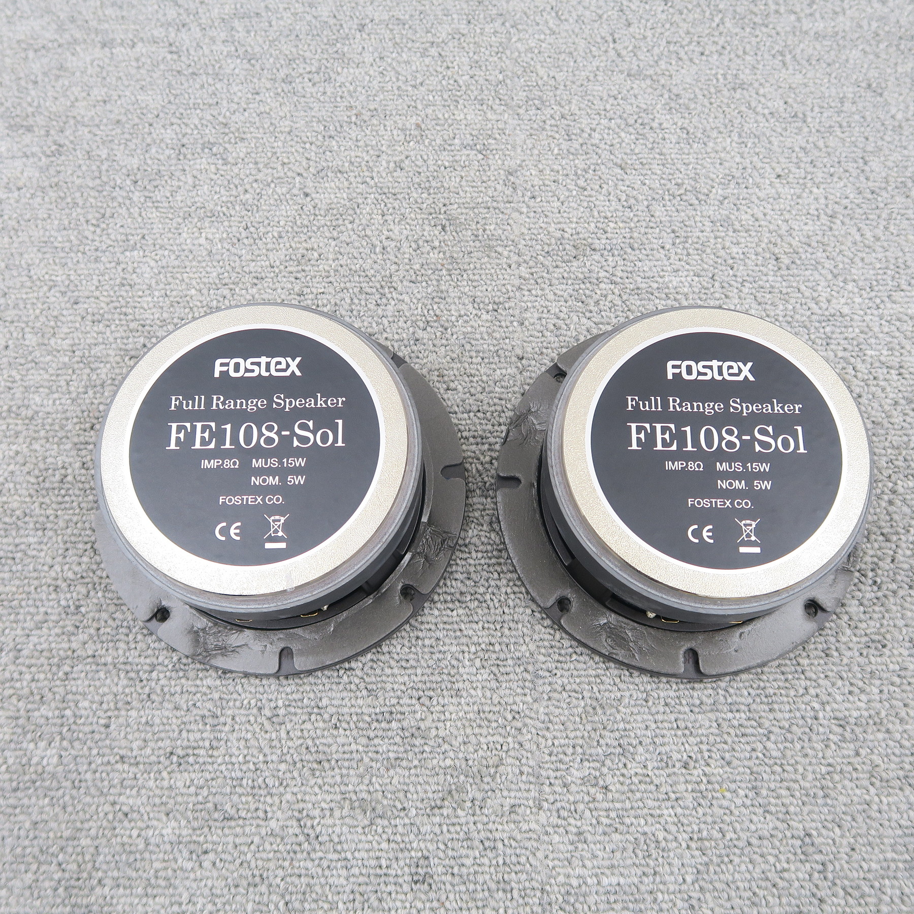 Sランク】フォステクス FOSTEX FE108-Sol スピーカーユニットペア 【元