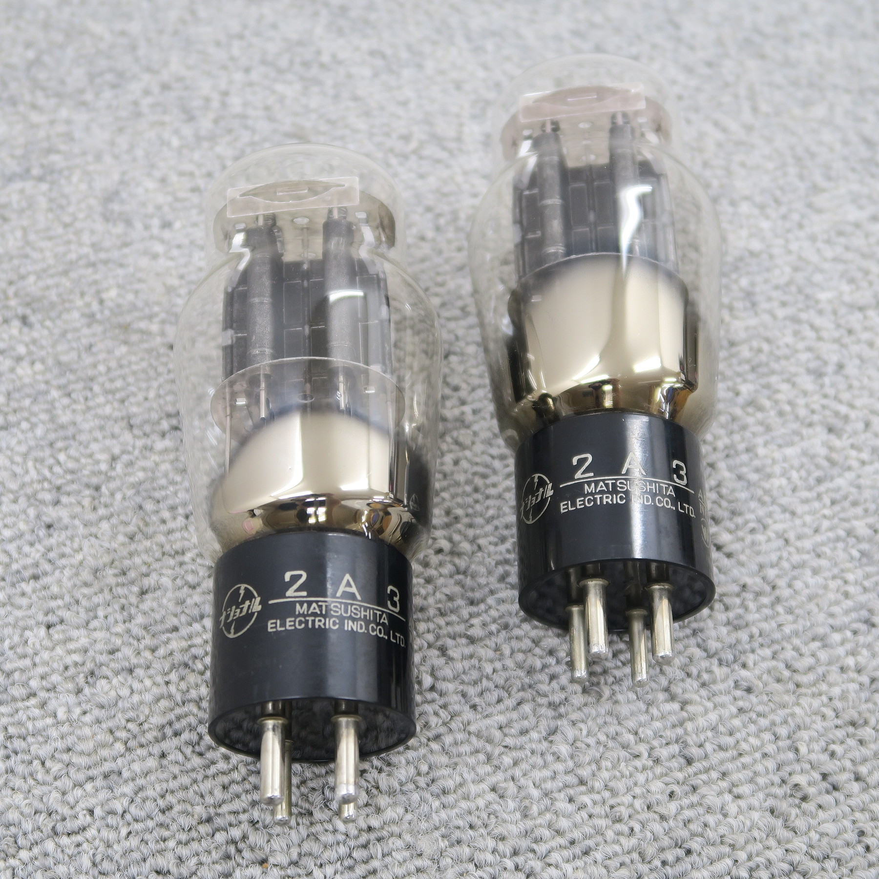 現状】ナショナル NATIONAL 2A3 2本セット 真空管 @54035 / 中古