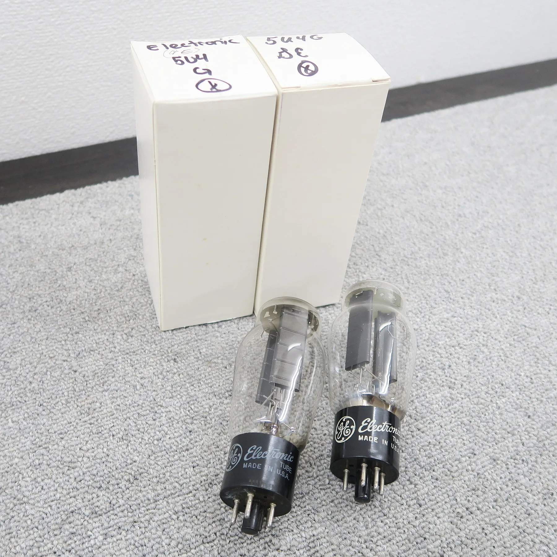 ゼネラルエレクトリック GE 5U4G 2本セット 真空管