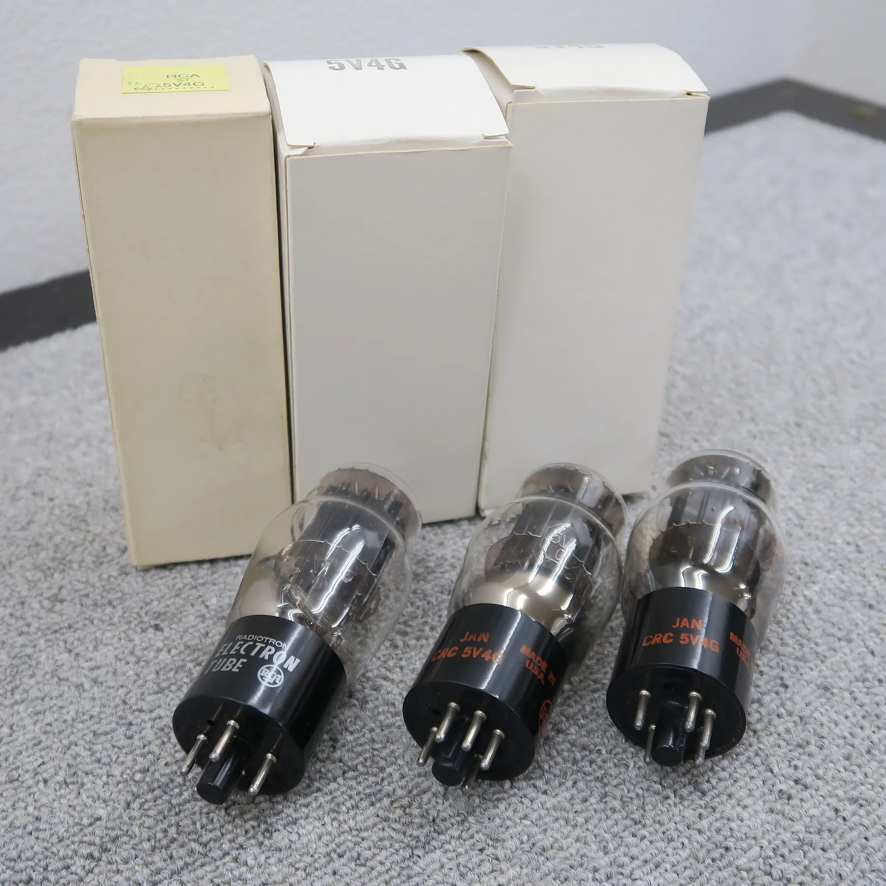 RCA 5V4G 3本セット 真空管